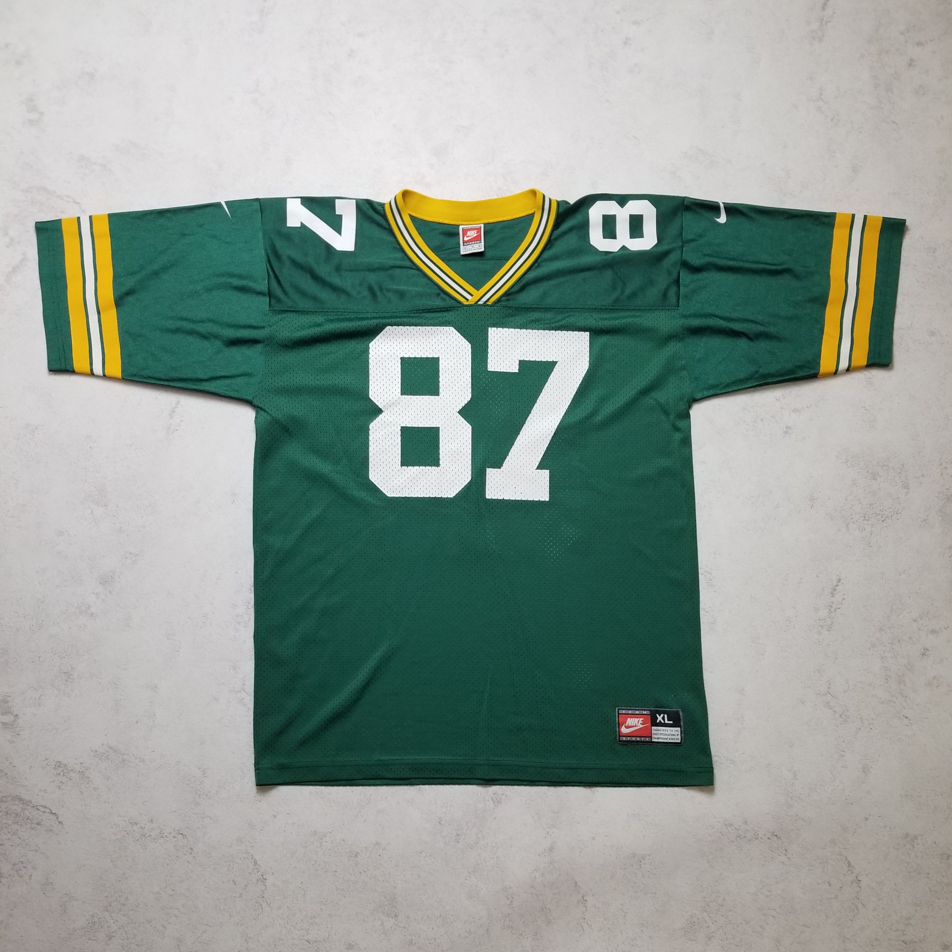 Nike Vintage Green Bay Packers Robert Brooks Nike Team Jersey Size US XL / EU 56 / 4 - 2 Thumbnail