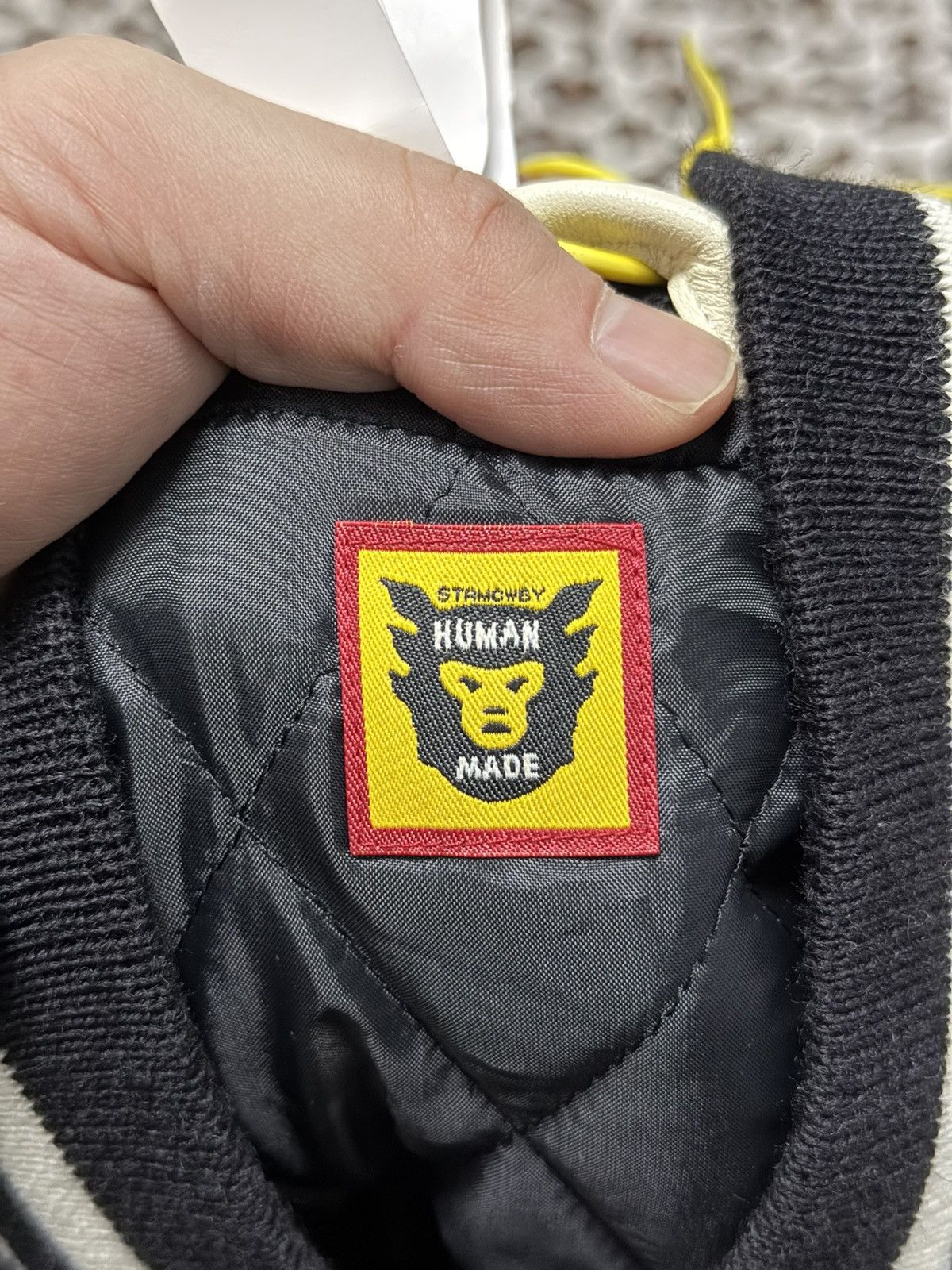 A$AP Rocky × Human Made Human made asap rocky awage human testing varsity jacket Size US M / EU 48-50 / 2 - 7 Thumbnail