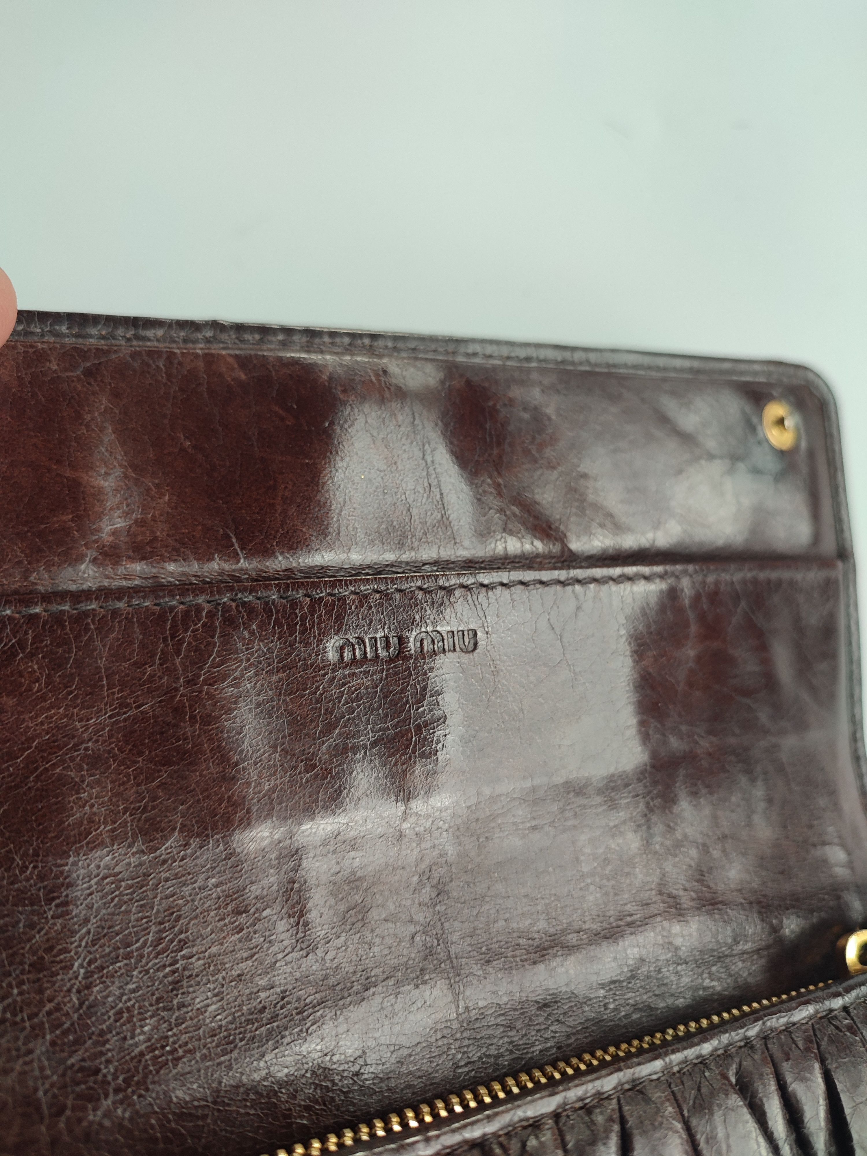 Miu Miu AUTHENTIC MIU MIU Matelassé Nappa Leather Wallet Size ONE SIZE - 5 Thumbnail