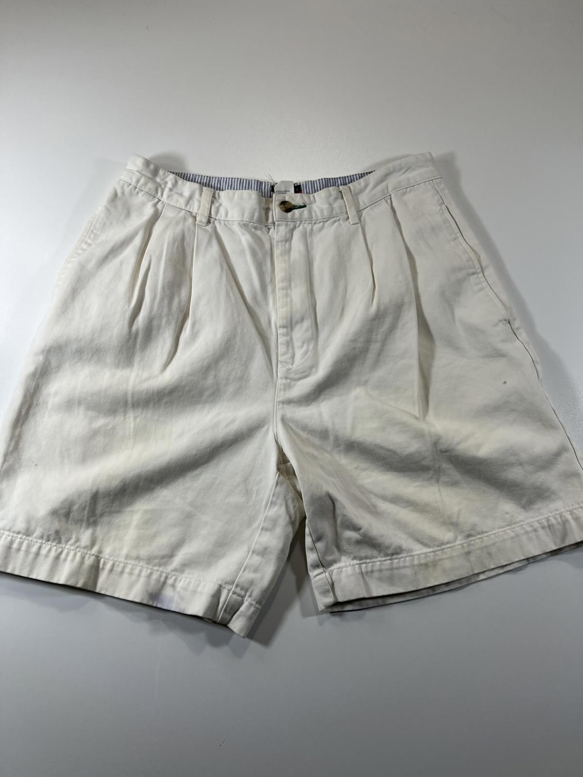 Other Vintage Tommy Hilfiger Classic White Pleated Shorts 33 Size US 32 / EU 48 - 1 Thumbnail