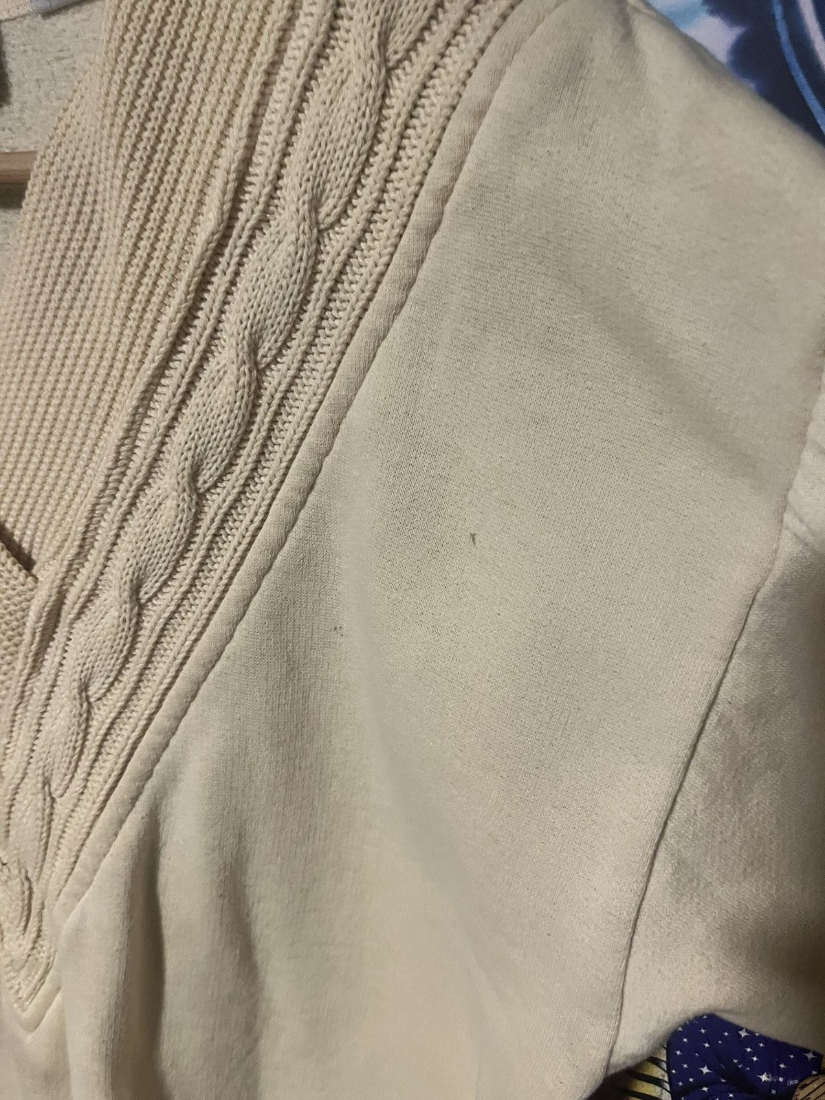 Other Vintage 90’s Fashion Force V Neck Cream Off white Sweater M Size M / US 6-8 / IT 42-44 - 7 Thumbnail