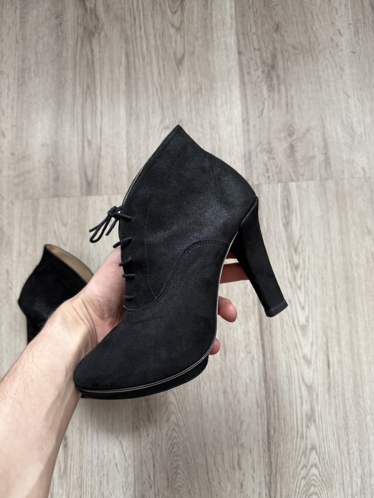 Repetto Repetto Heeled Lace Up Leather Ankle Boots EU37 Size US 7 / IT 37 - 13 Thumbnail