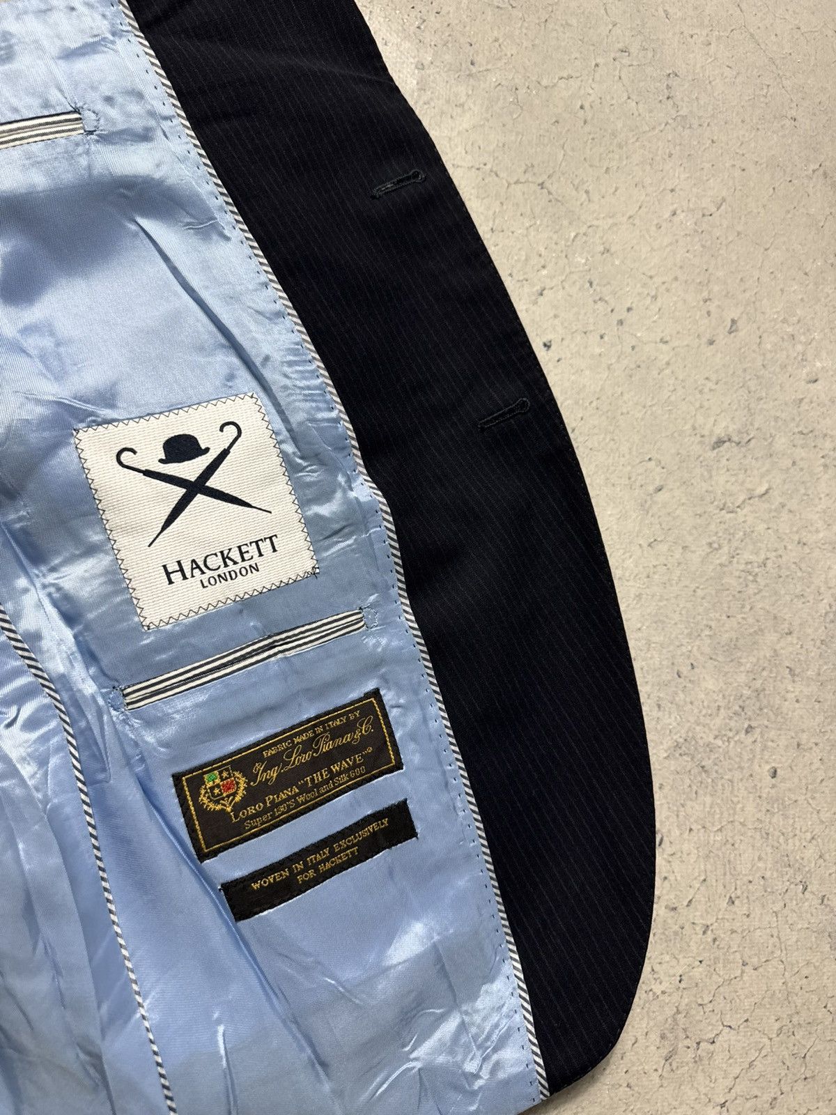Hackett × Loro Piana Hackett x Loro Piana New Wool/Silk Blazer Size 42R Size 42R - 14 Thumbnail