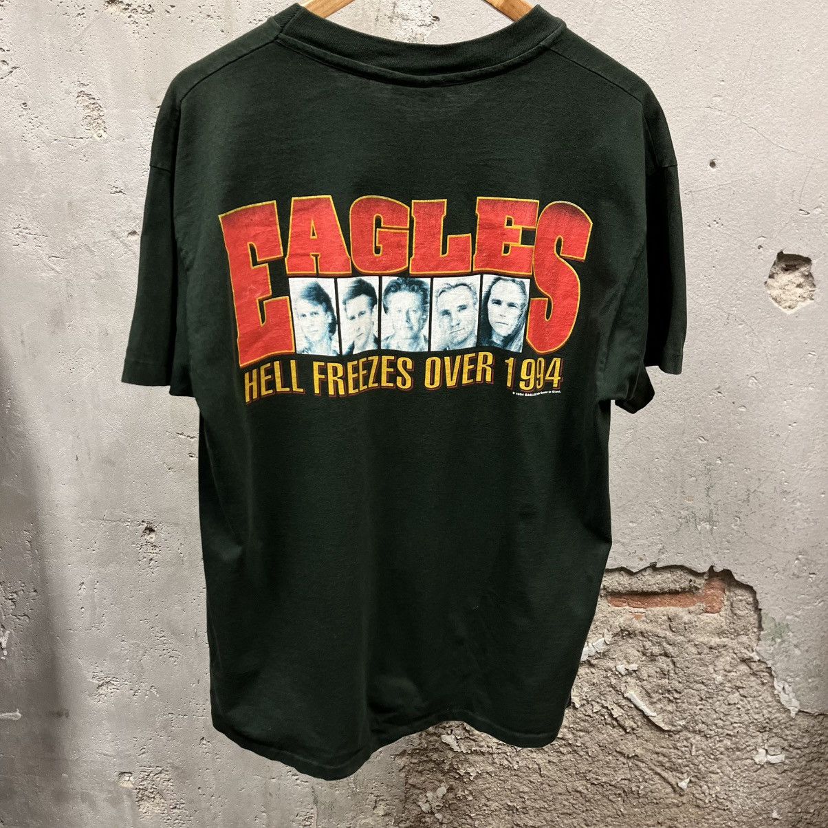 Giant The Eagles 1994 Hell Freezes Over Tour Tee Giant USA Made Size US XL / EU 56 / 4 - 6 Thumbnail