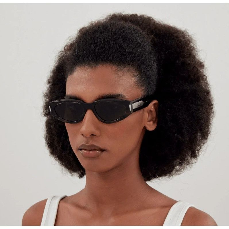 Saint Laurent Paris NEW SAINT LAURENT SUNGLASSES SL618 001 BLACK WOMEN EYEWEAR S Size ONE SIZE - 2 Thumbnail