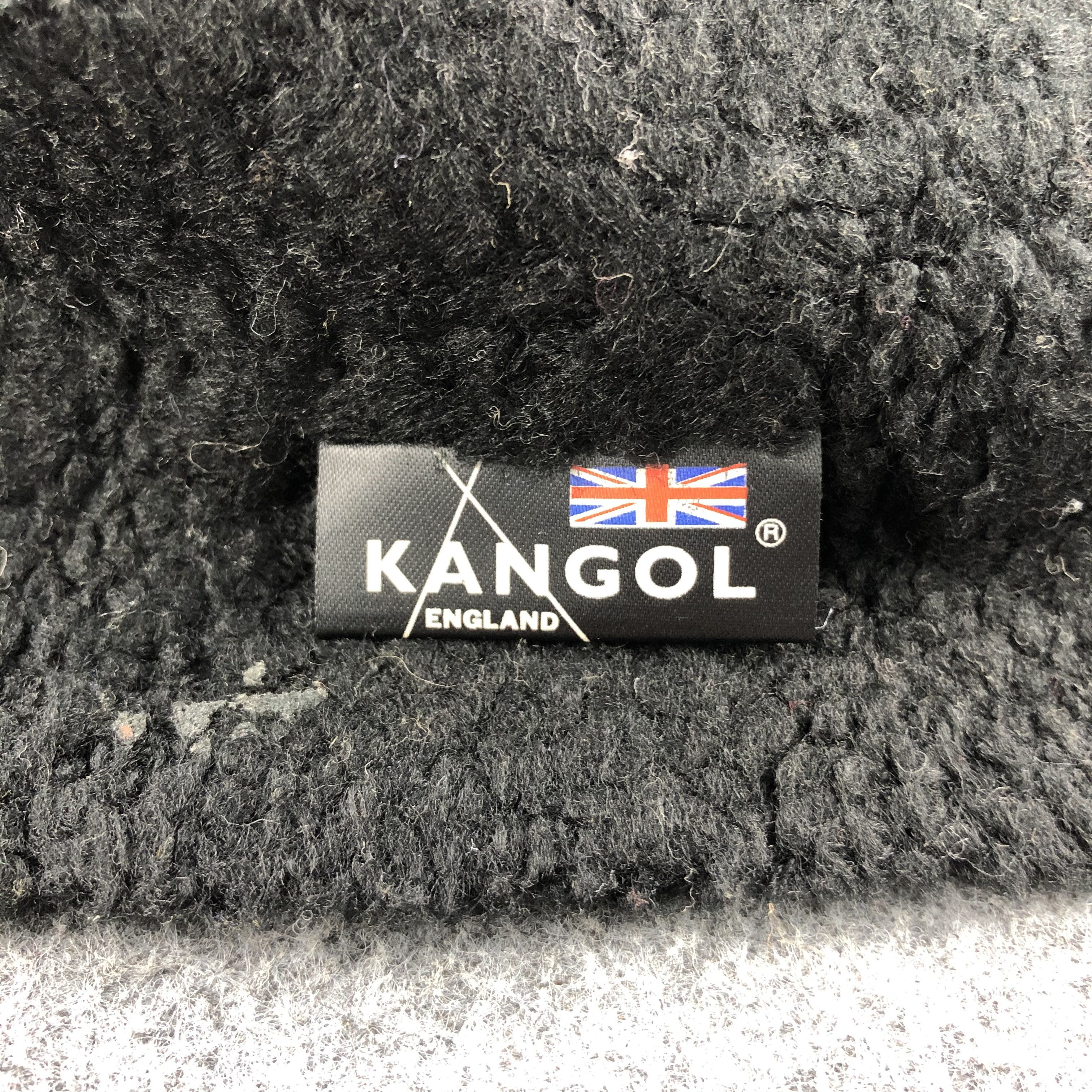 Kangol Kangol Black Wool Bobbles Scarf Muffler V694 Size ONE SIZE - 5 Thumbnail