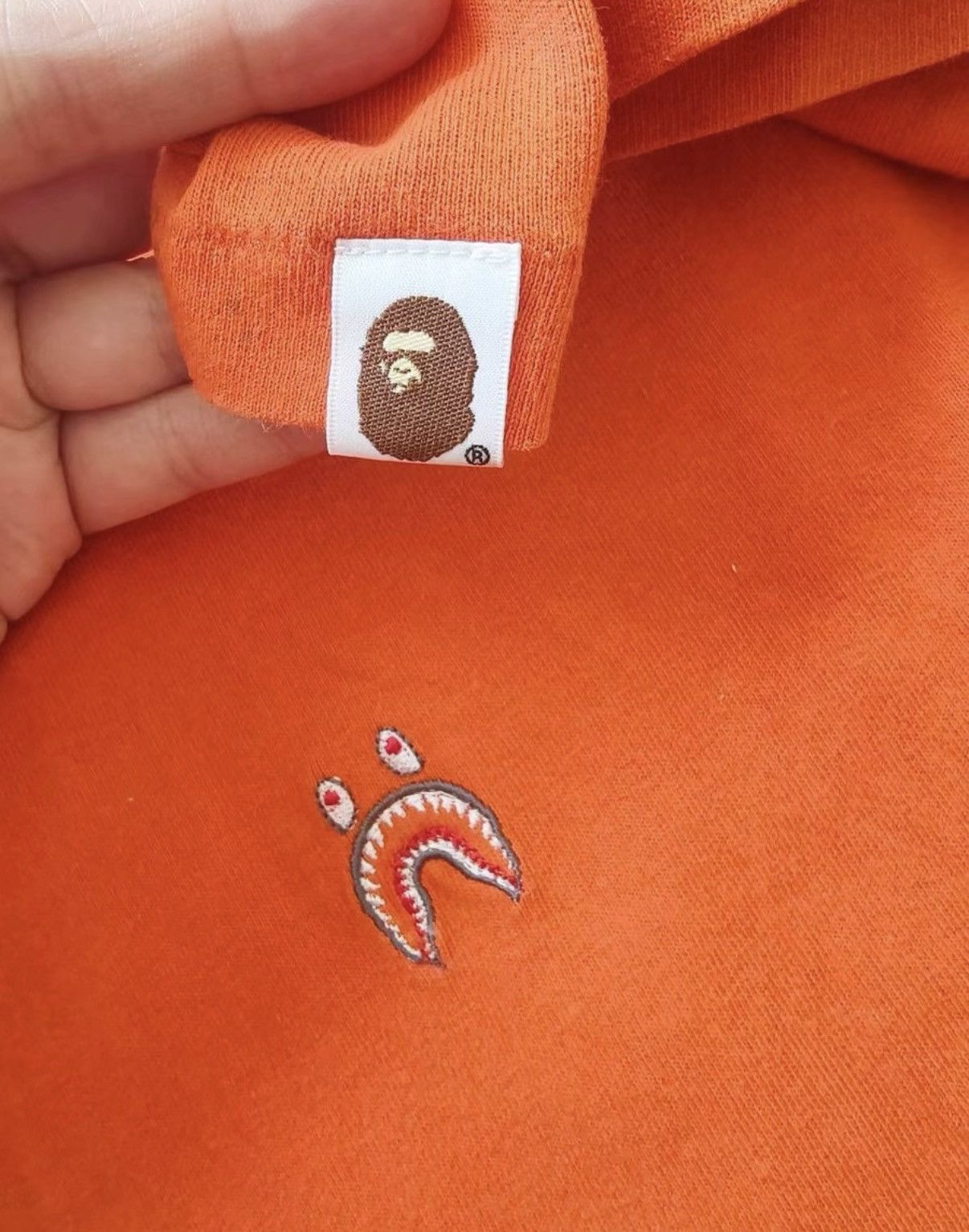 Bape BAPE OG Nigo era, violent orange short-sleeve Size US XL / EU 56 / 4 - 2 Thumbnail