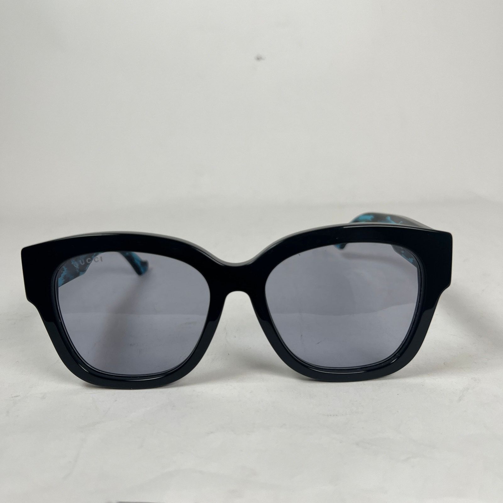 Gucci Gucci Black/Blue Butterfly Frame Sunglasses Size ONE SIZE - 6 Thumbnail