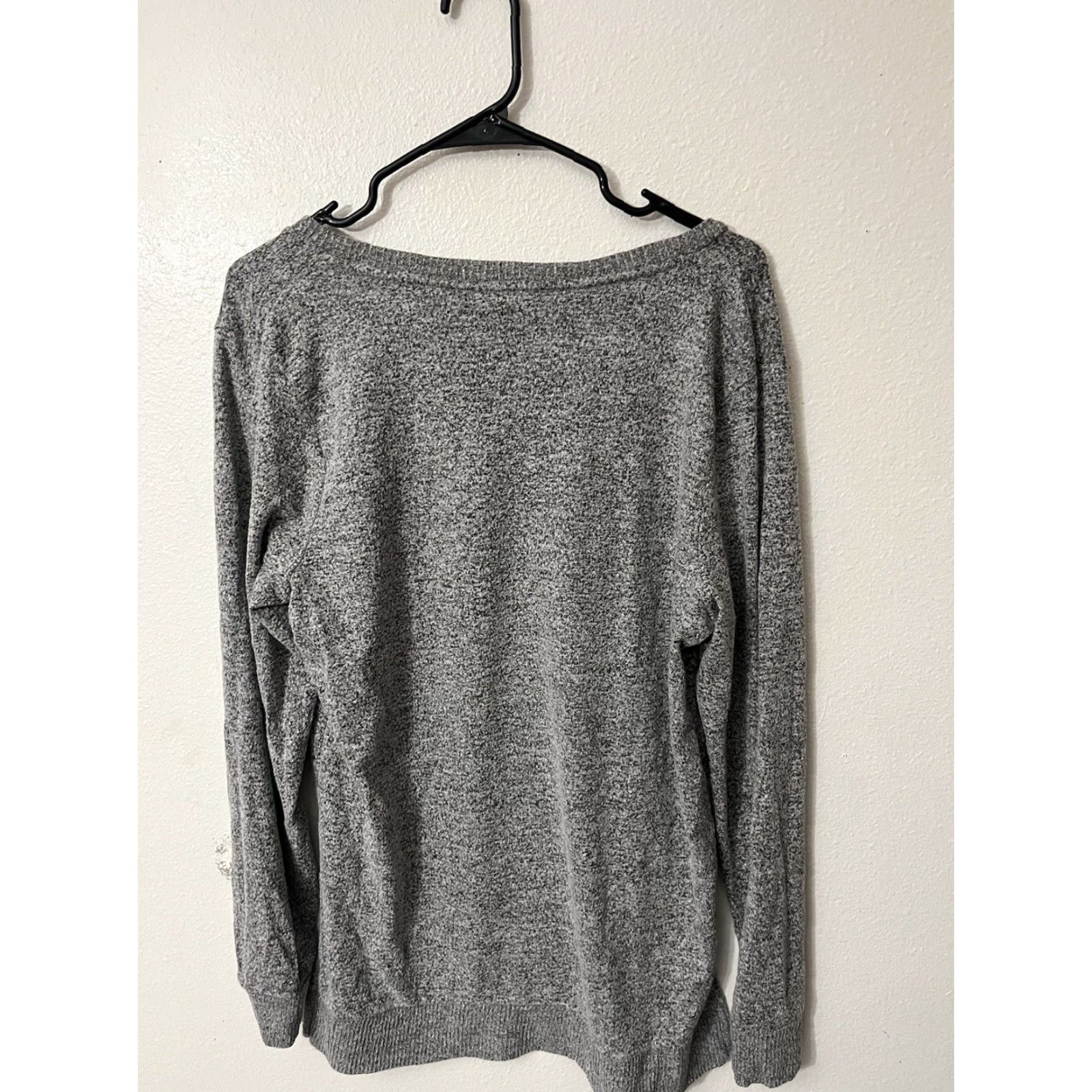 Lucky Brand Lucky Brand Sweater V-Neck Lightweight Gray M Womens Size M / US 6-8 / IT 42-44 - 3 Thumbnail