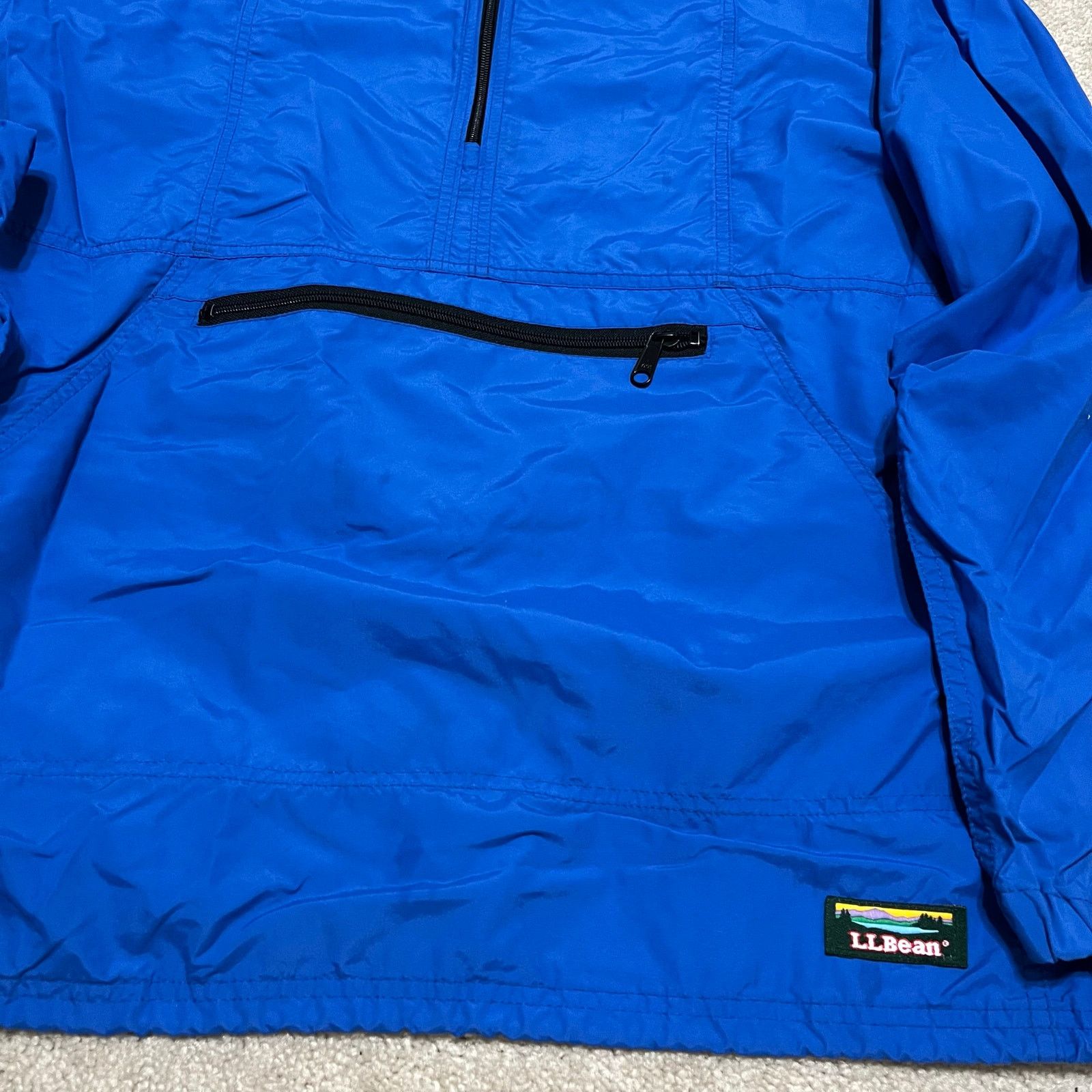 L.L. Bean Vintage L.L. Bean Nylon Anorak Windbreaker Pullover Jacket Size US XL / EU 56 / 4 - 3 Thumbnail
