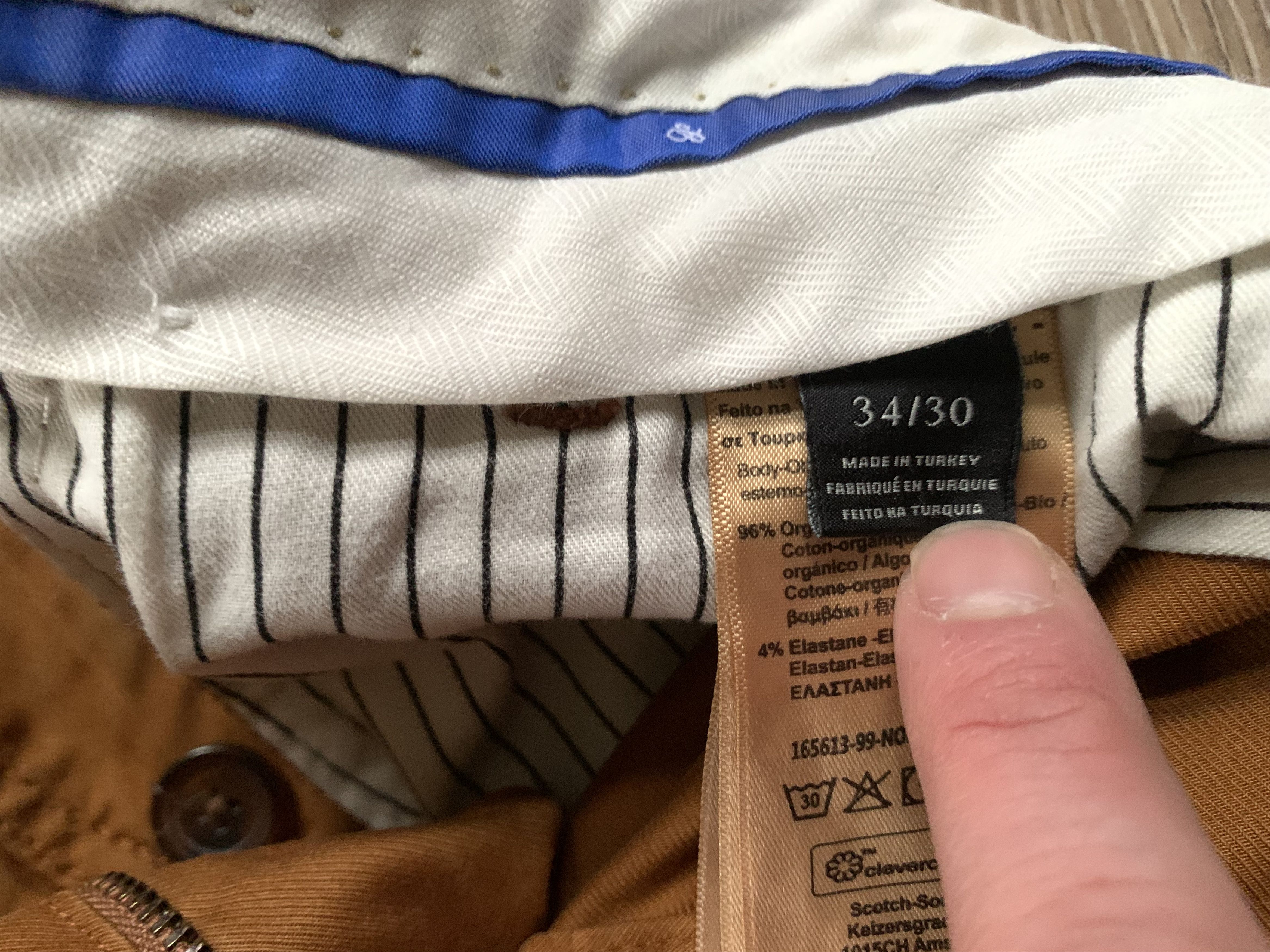 Scotch & Soda Scotch & Soda Cotton Chino Pants Size US 34 / EU 50 - 8 Thumbnail
