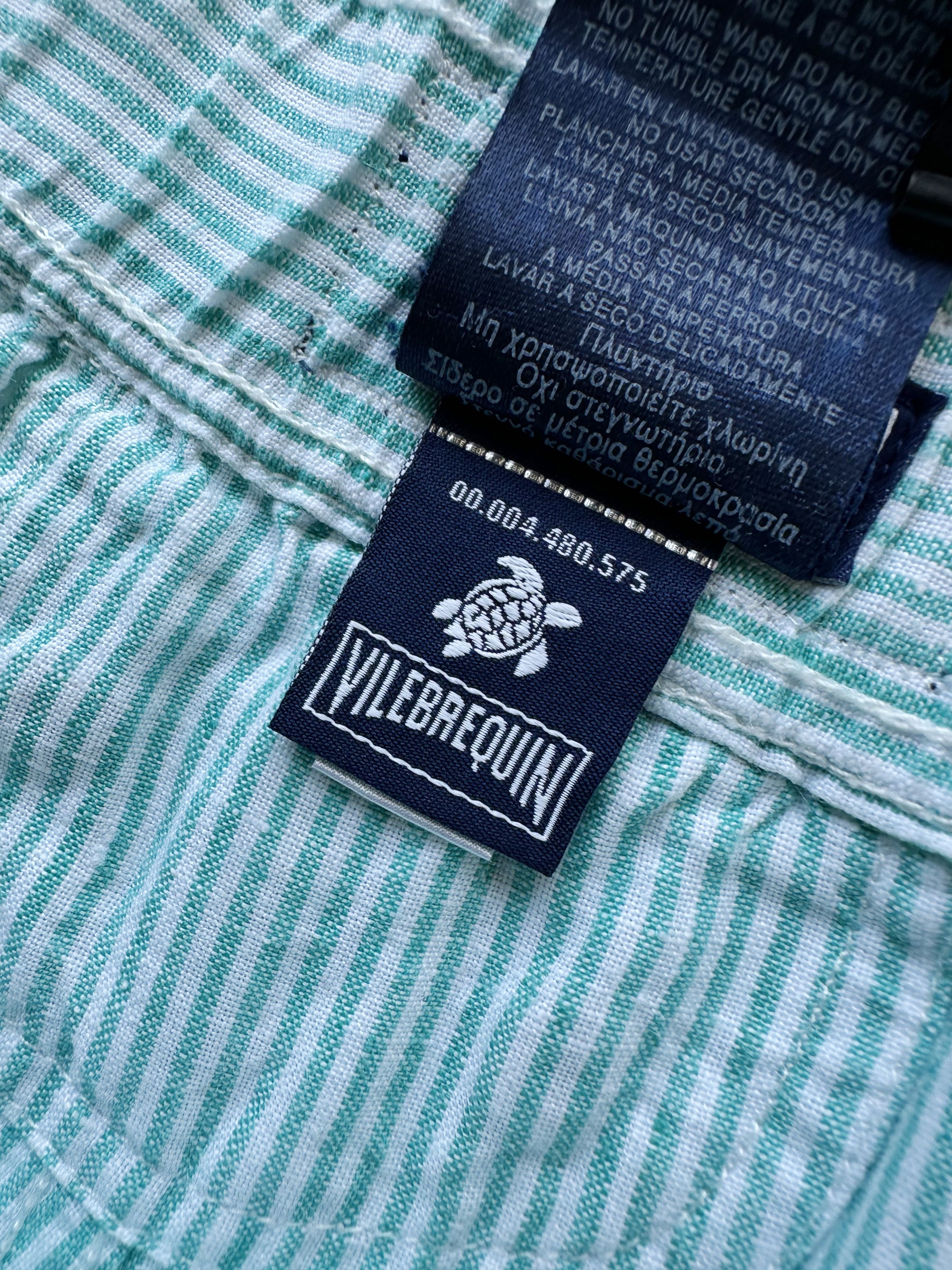 Vilebrequin Vilebrequin striped mint linen shorts Size US 30 / EU 46 - 5 Thumbnail