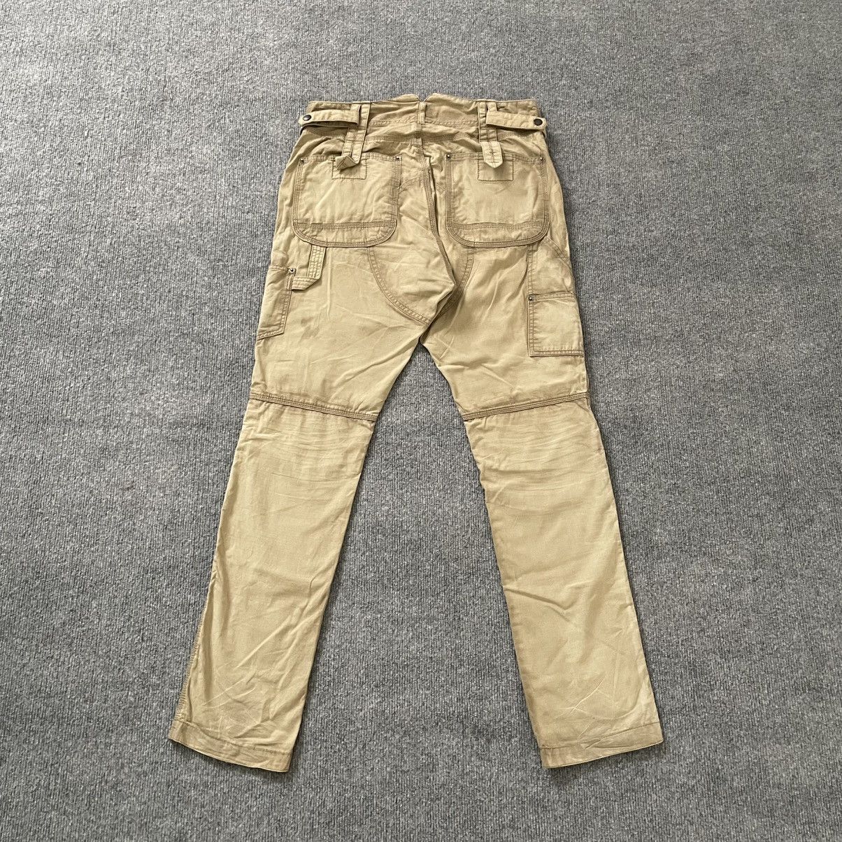 PPFM Japanese PPFM Military Cargo Pants Khaki Size US 33 - 9 Thumbnail