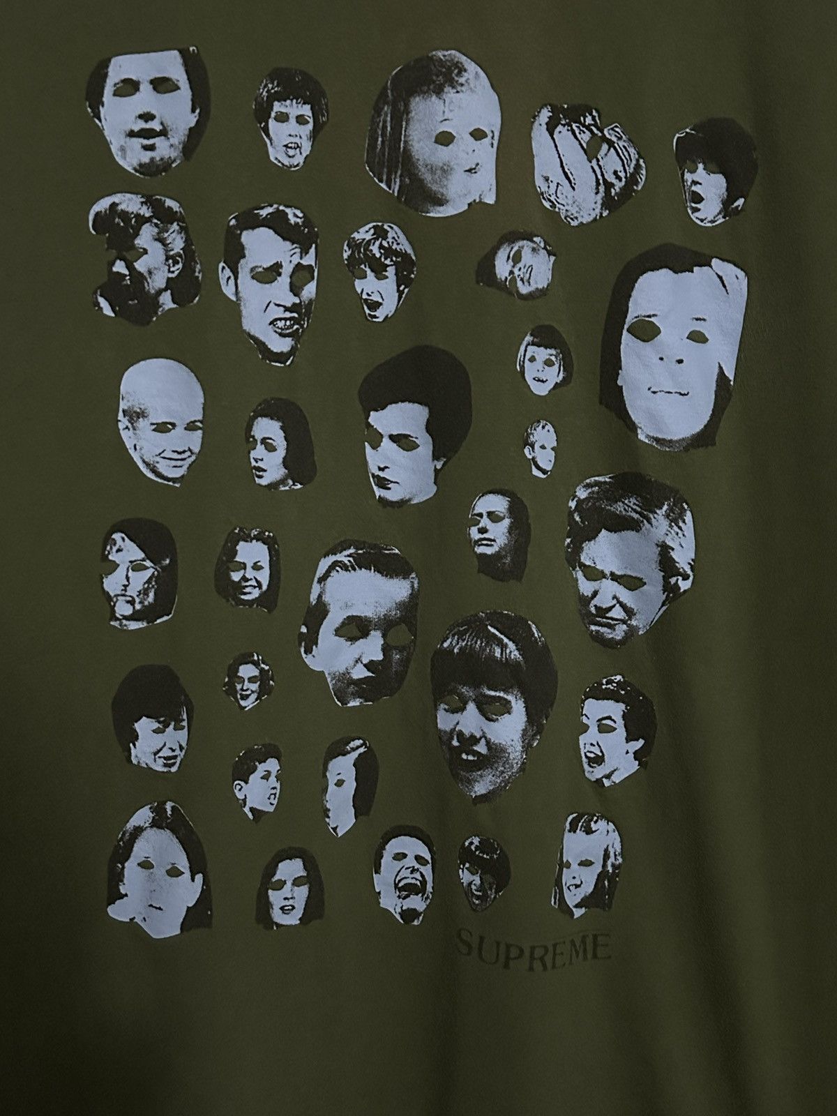 Supreme Supreme Faces L/S Tee Size US XL / EU 56 / 4 - 2 Thumbnail