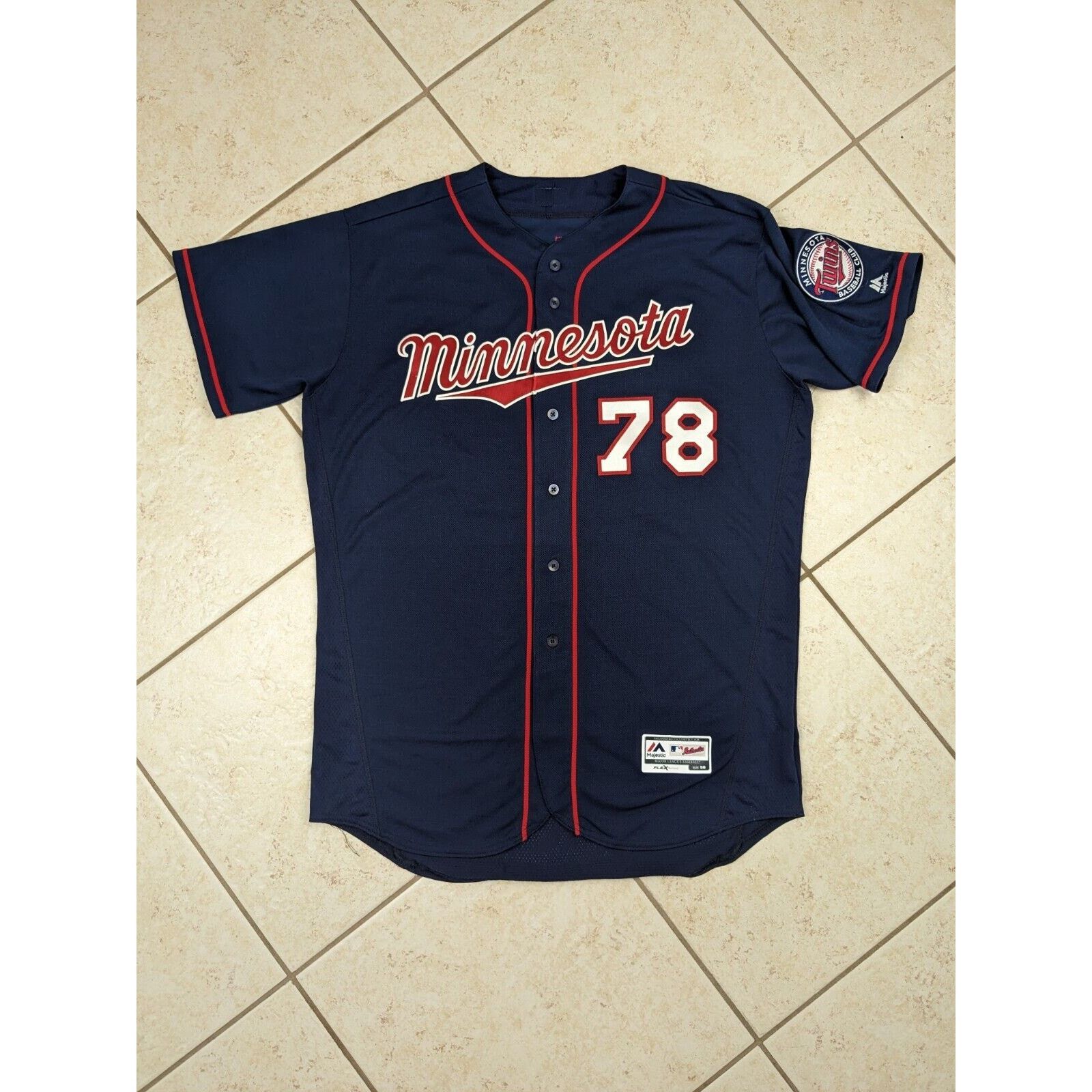 Majestic Minnesota Twins Stitched Jersey MLB Majestic Hernandez #78 Size US XXL / EU 58 / 5 - 1 Thumbnail