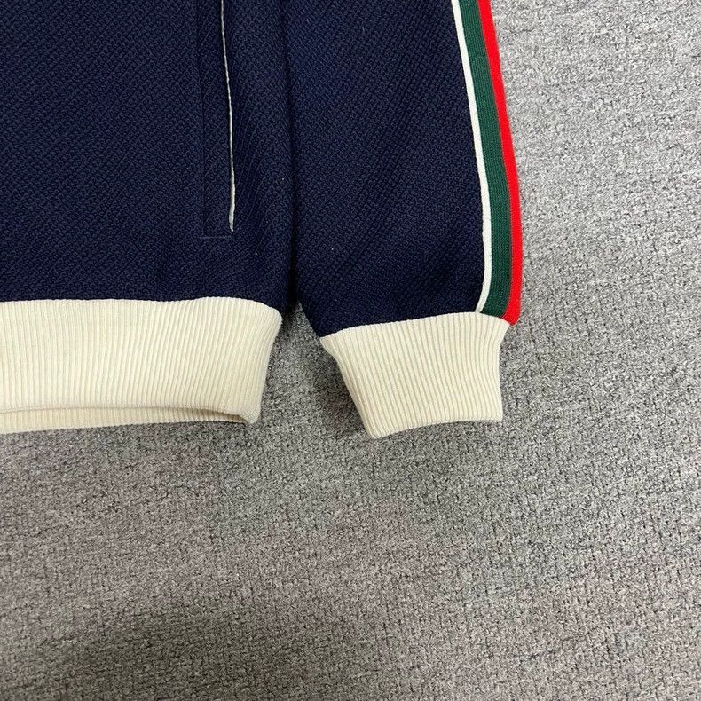 Gucci Gucci Hooded Wool Jacket with Side Stripes-2506 Size XS / US 0-2 / IT 36-38 - 5 Thumbnail