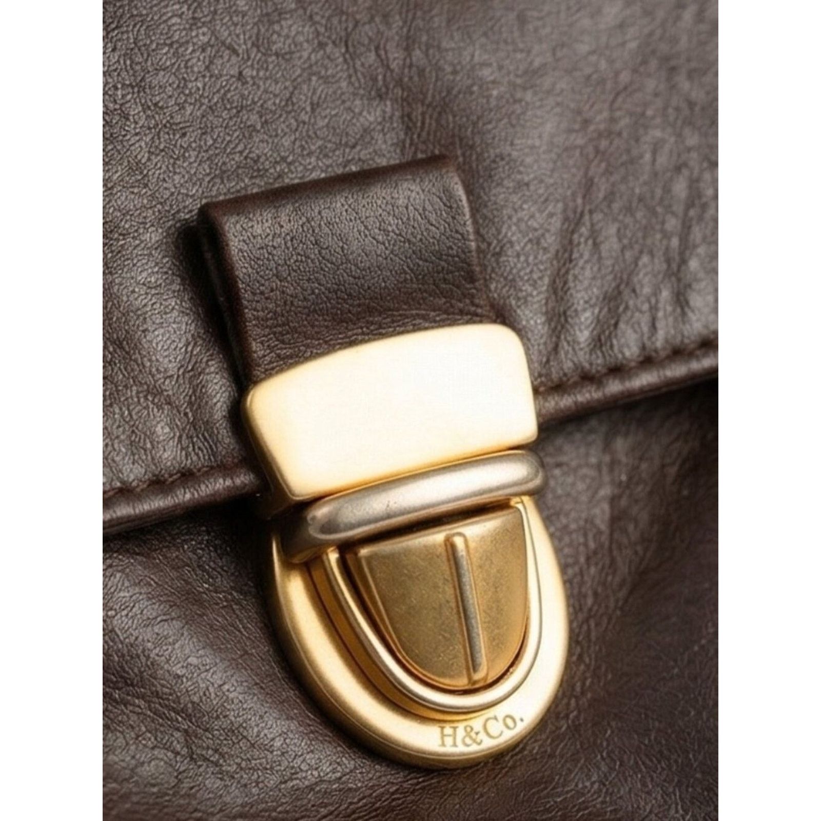 Lord & Taylor Vintage Lord & Taylor Brown Leather Crossbody Bag Size ONE SIZE - 8 Thumbnail