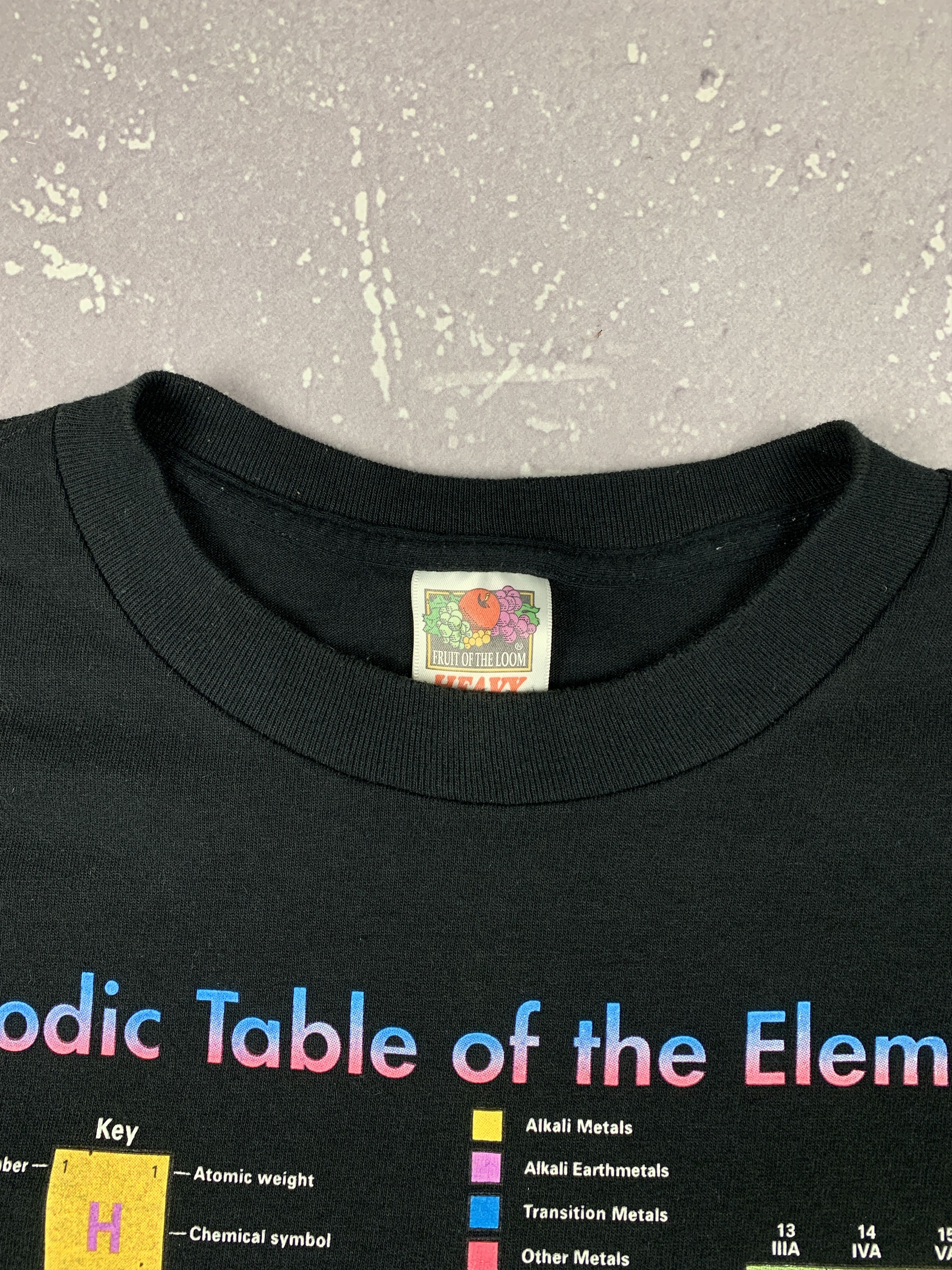 Chemistry × Fruit Of The Loom × Vintage 1995 Periodical Table of the Elements Anderson Studio Tee Size US L / EU 52-54 / 3 - 7 Thumbnail