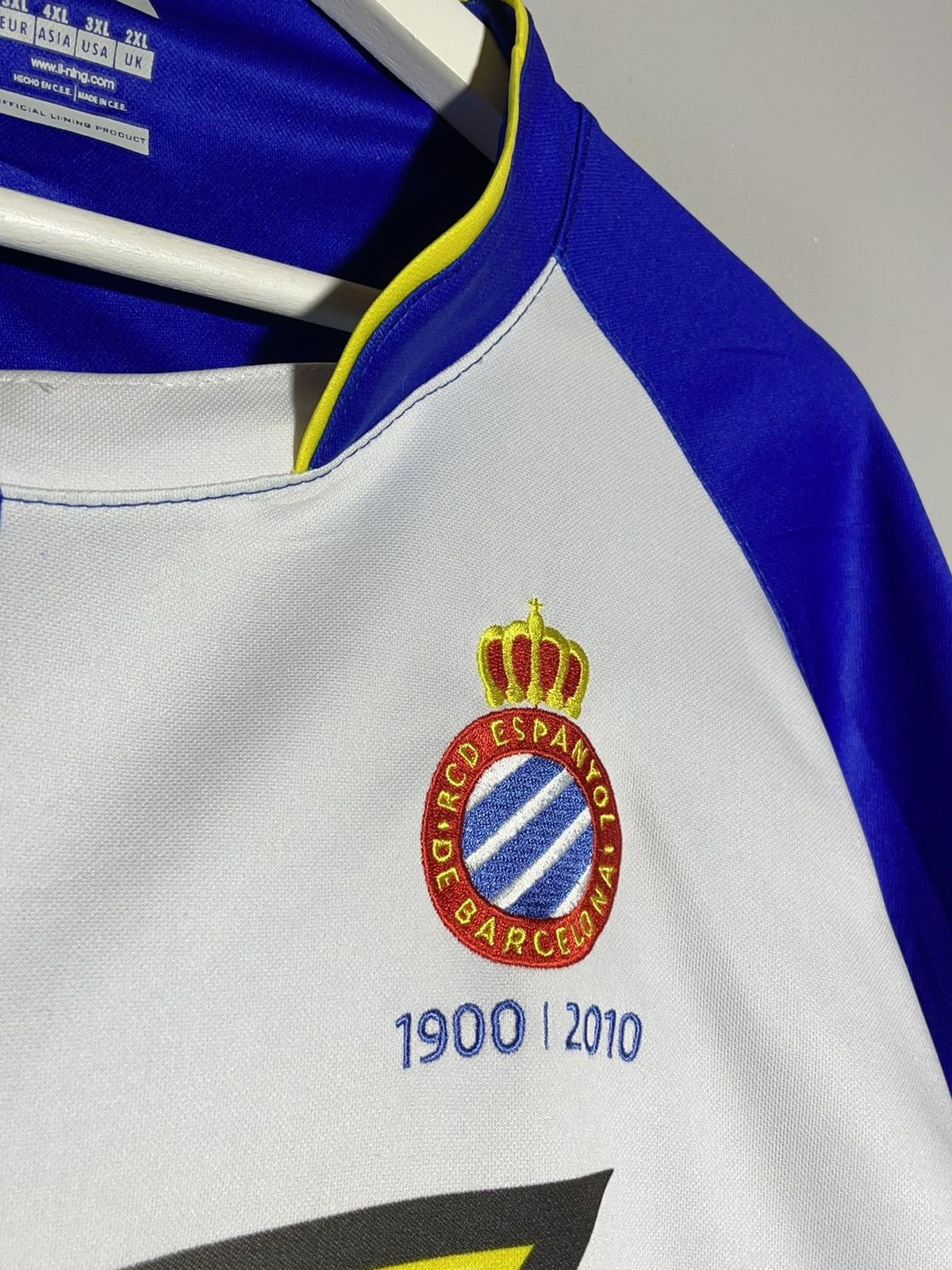 Other Espanyol Li-Ning 2010/11 Third Y2k Streetwear Football Shirt Size US XXL / EU 58 / 5 - 5 Thumbnail