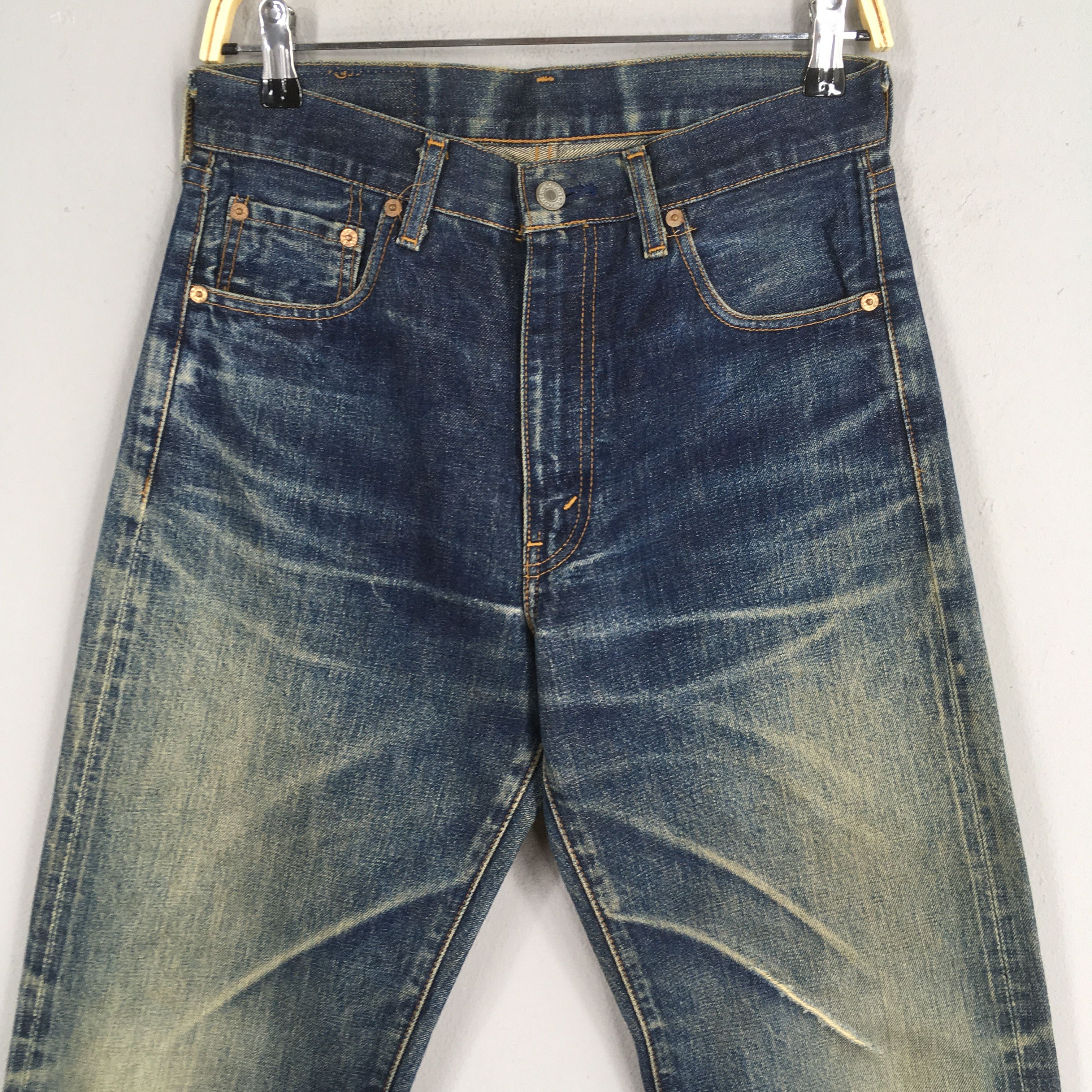 Levi's Size 29x28.5 Vintage 90's Levi's 502 Big E LVC Jeans S1959 Size US 29 - 2 Thumbnail