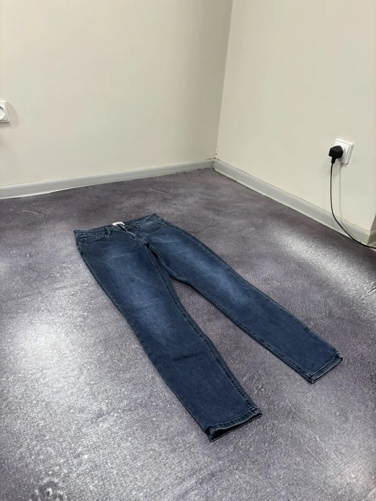 Acne Studios Acne Studios Skin 5 Deep Women’s Navy Denim Luxury Jeans Size 28" / US 6 / IT 42 - 2 Thumbnail