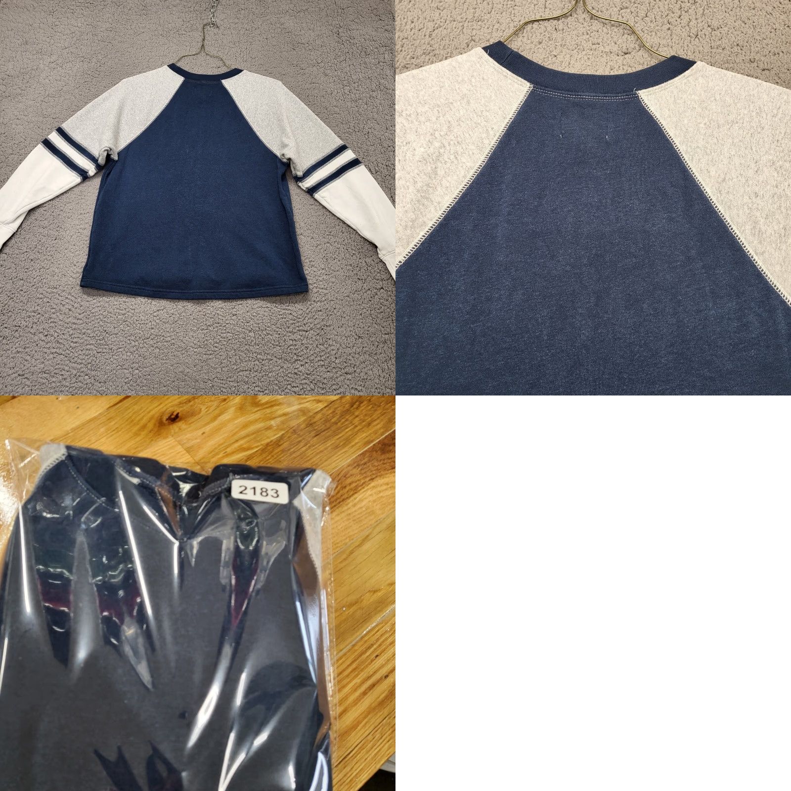 American Eagle Outfitters American Eagle Shirt Mens Medium Blue Gray Long Sleeve Flex Performance Athletic Shirt Size US M / EU 48-50 / 2 - 9 Thumbnail
