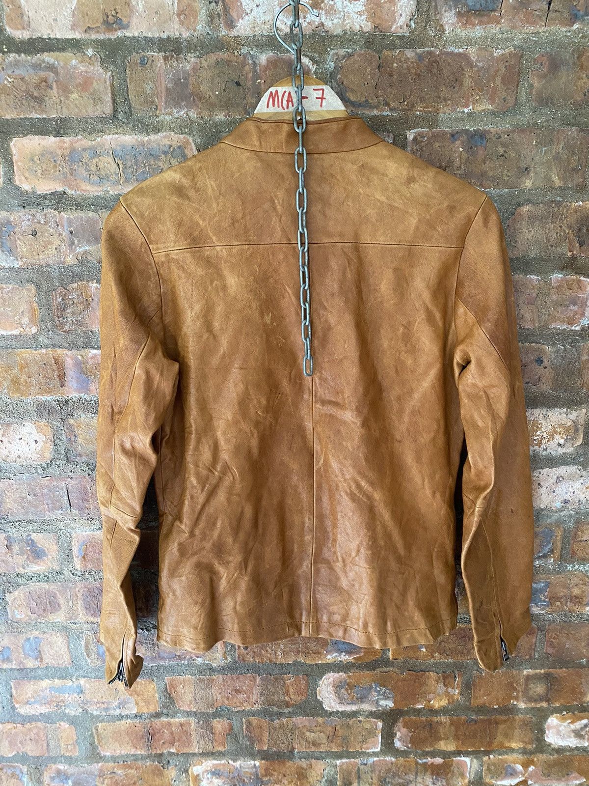 TALKING ABOUT THE ABSTRACTION 🔥🔥🔥TATA Multi Zipper lamb Leather Jacket Size US M / EU 48-50 / 2 - 14 Thumbnail