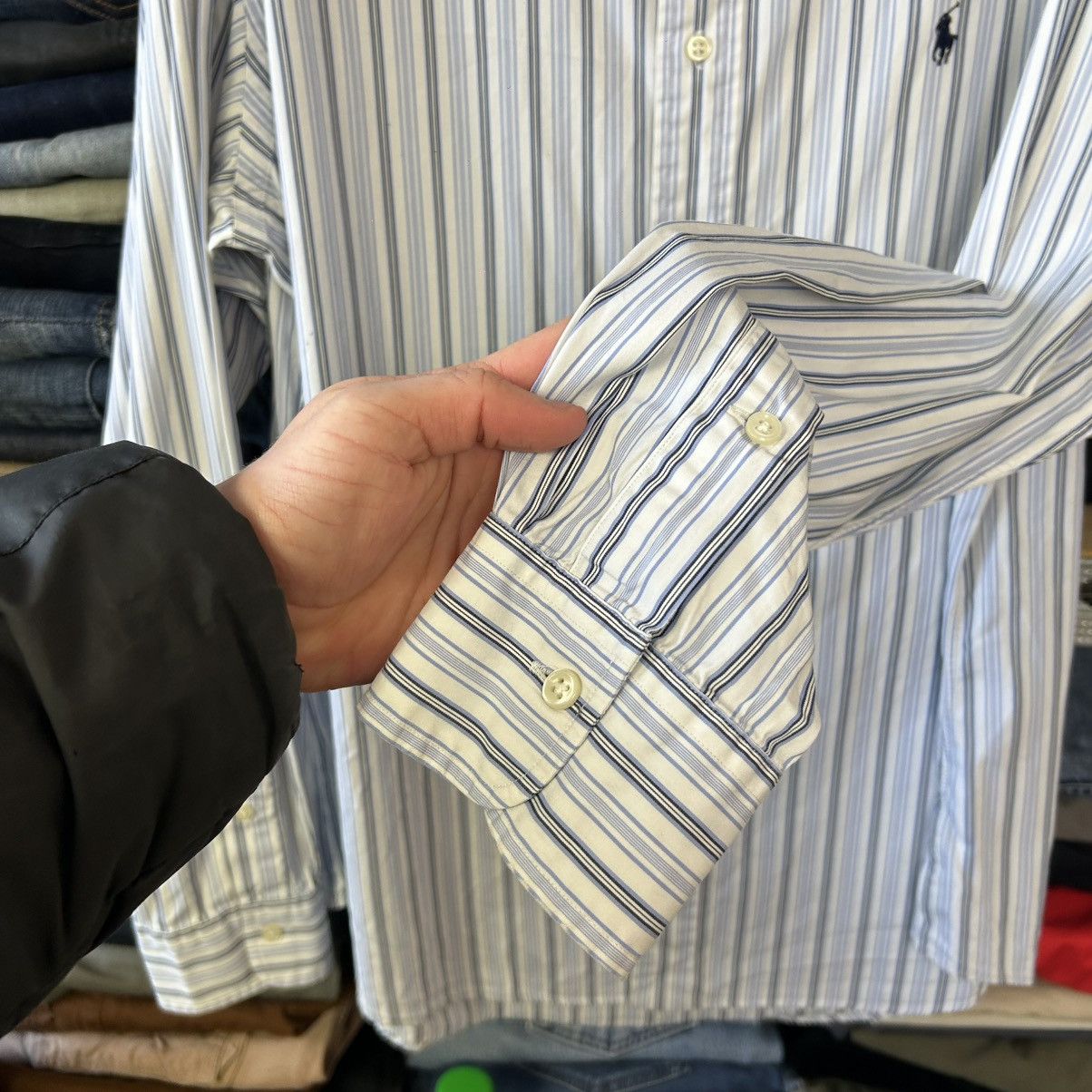 Polo Ralph Lauren Vintage Polo Ralph Lauren Small Pony basic button up shirt Size US XL / EU 56 / 4 - 7 Thumbnail