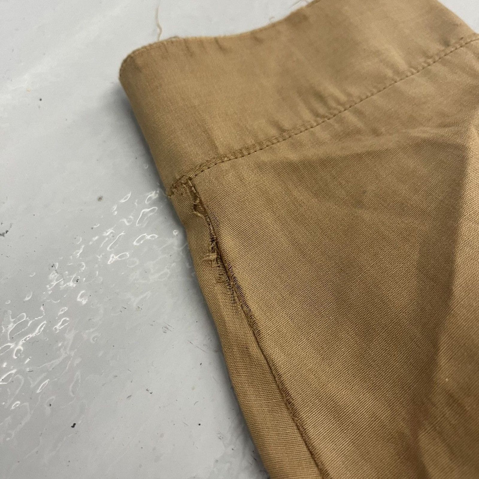 Other Vintage 60s Tan Thin Polyester Spring Boxy Bomber Jacket Size US L / EU 52-54 / 3 - 6 Thumbnail