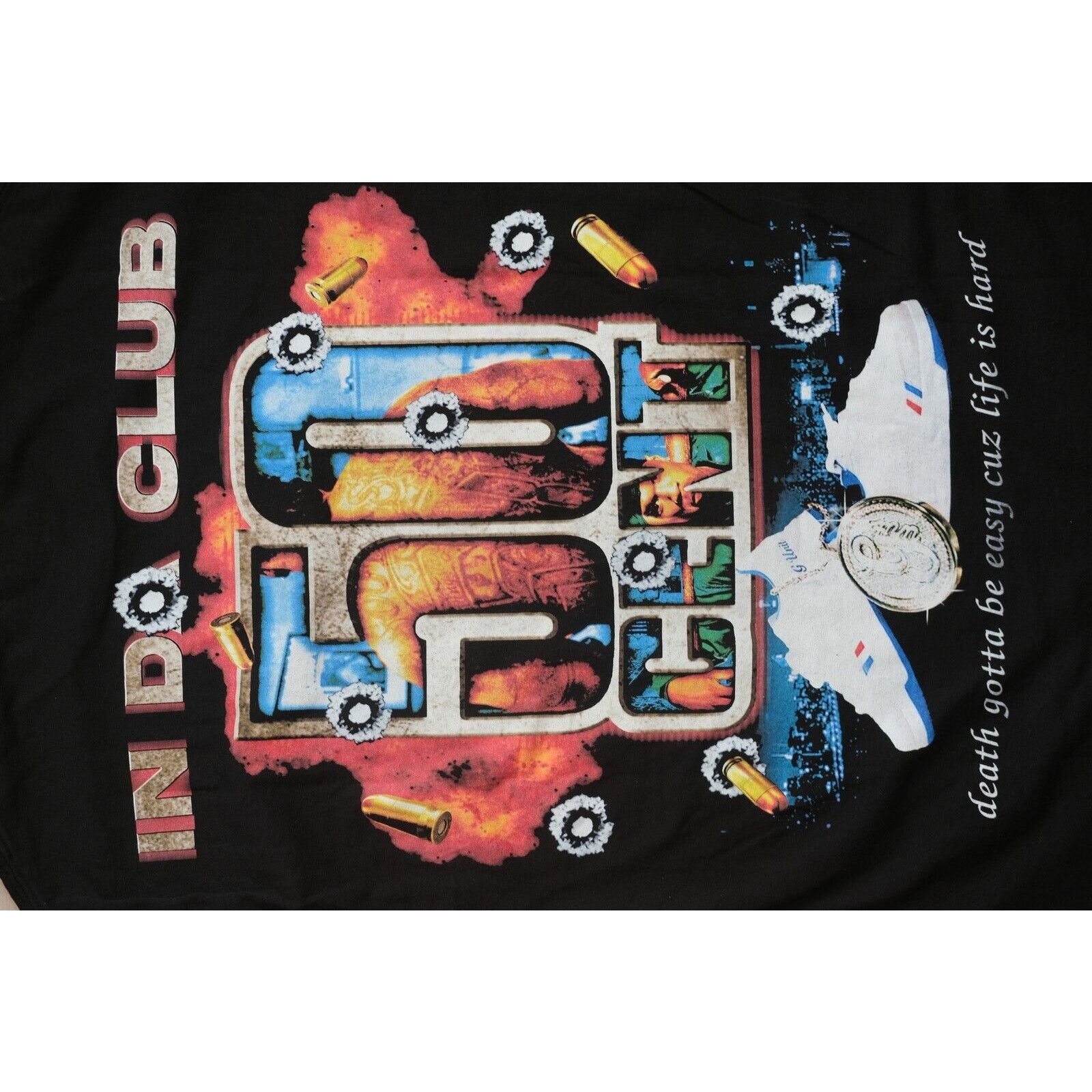 Other Vintage 2003 50 Cent In Da Club T-Shirt Unisex Size L RARE Size US L / EU 52-54 / 3 - 8 Thumbnail