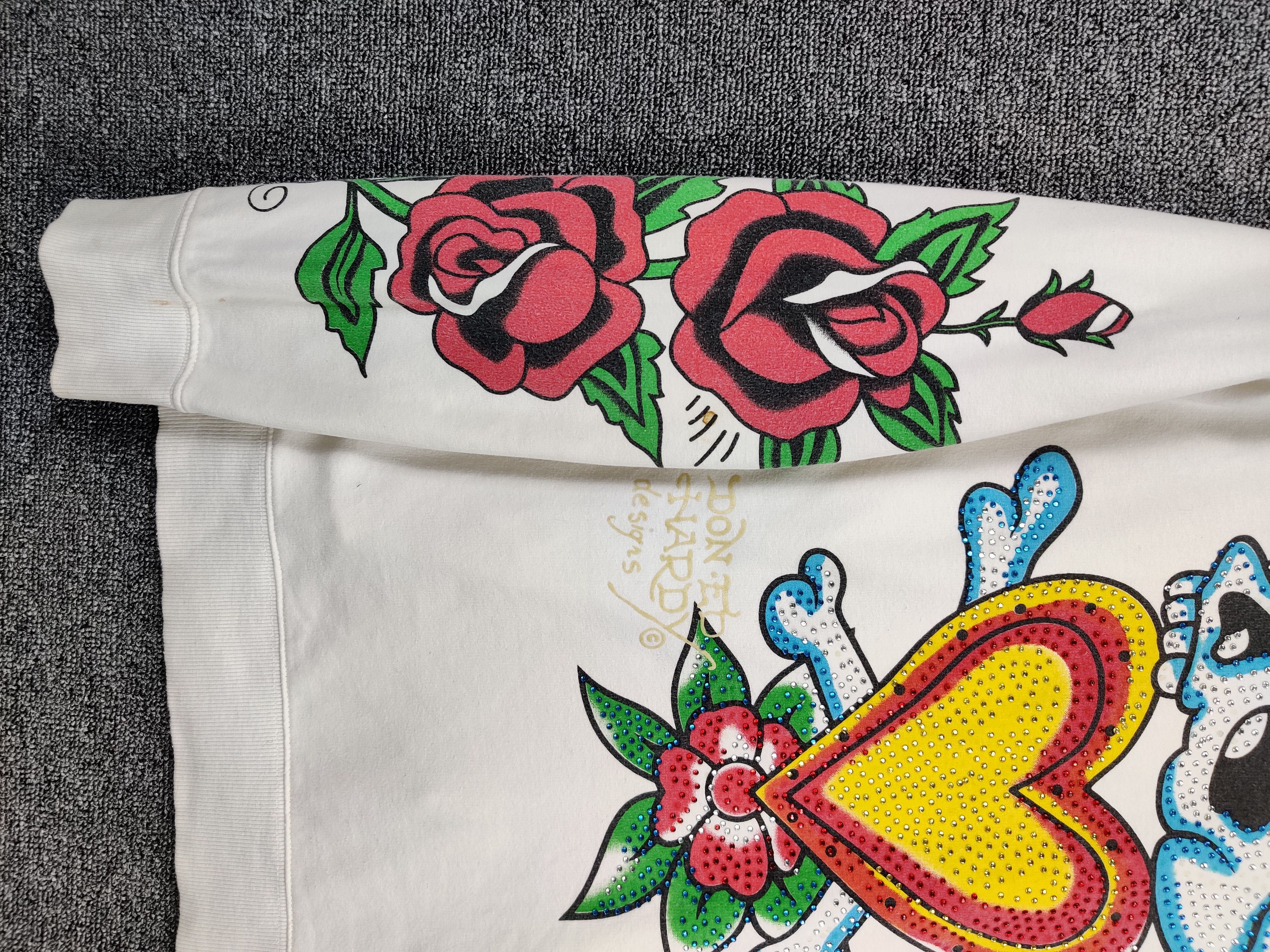 Ed Hardy Vintage Ed Hardy Christian Audigier Hoodie Nice Design Size US M / EU 48-50 / 2 - 4 Thumbnail