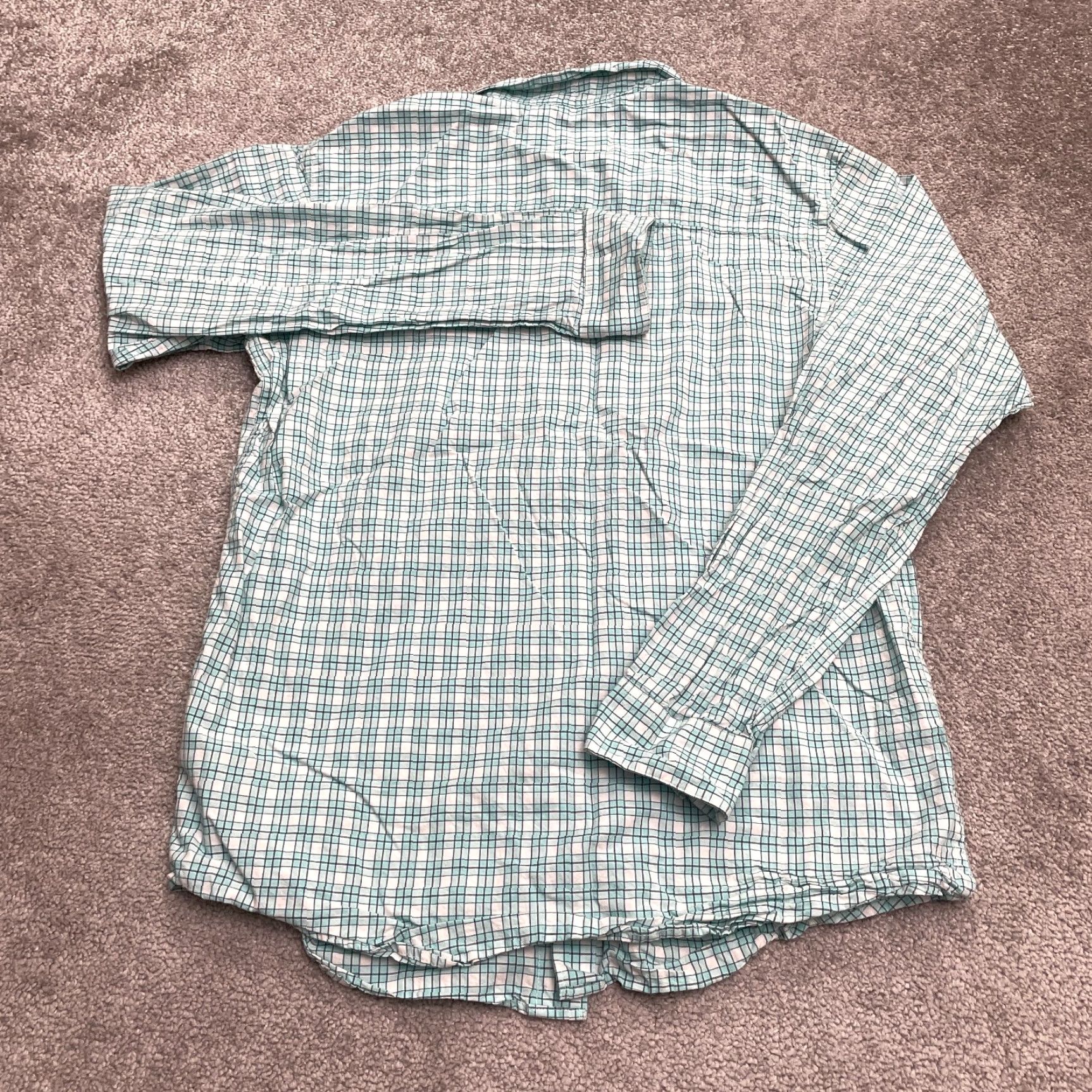 Vintage Columbia Button-Down Shirt Mens Small Green Plaid Long Sleeve Cotton Outdoor Top Size US S / EU 44-46 / 1 - 2 Thumbnail