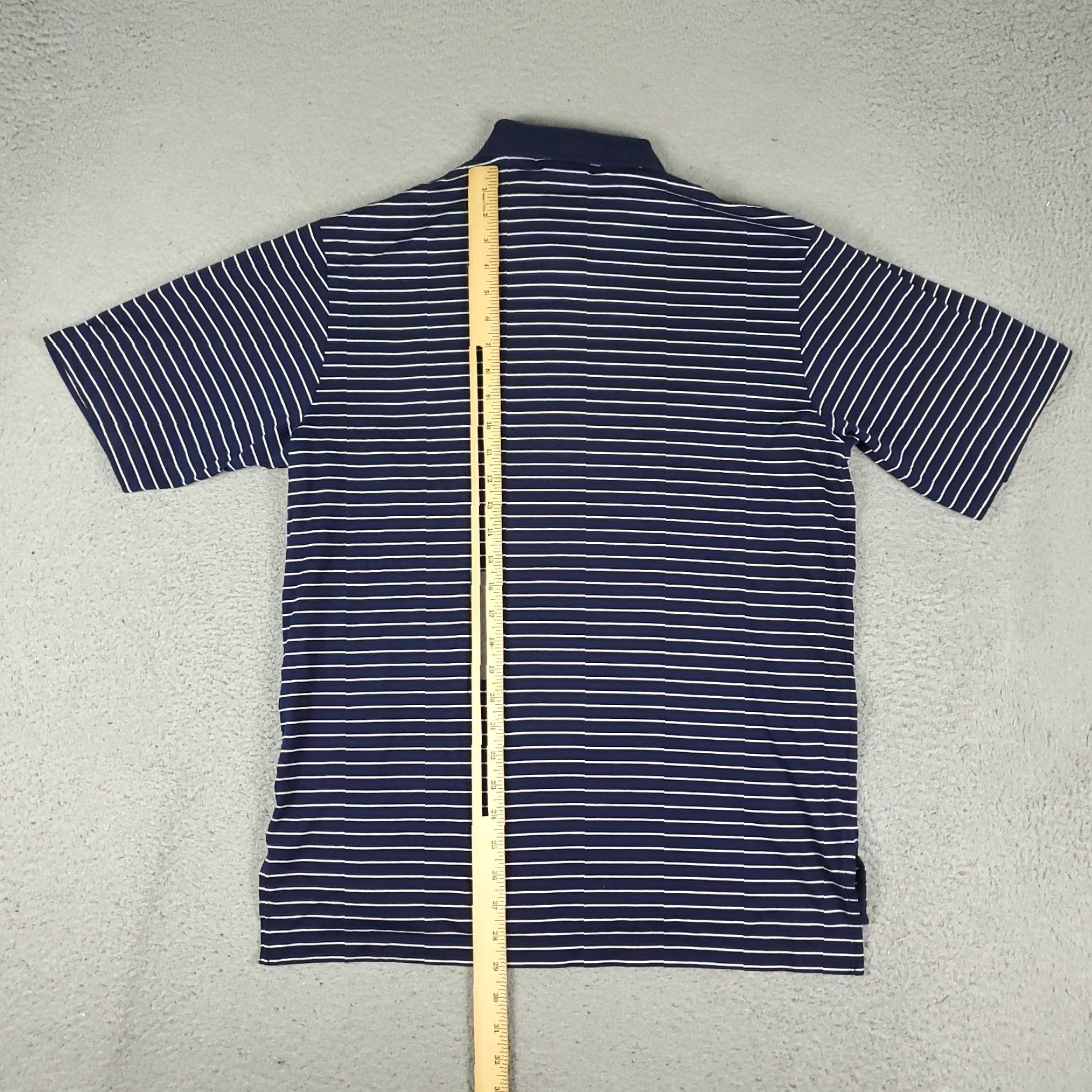 Ralph Lauren Vintage Ralph Lauren Polo Shirt Men Medium Blue Striped Short Sleeve Casual All Seasons Size US M / EU 48-50 / 2 - 4 Thumbnail