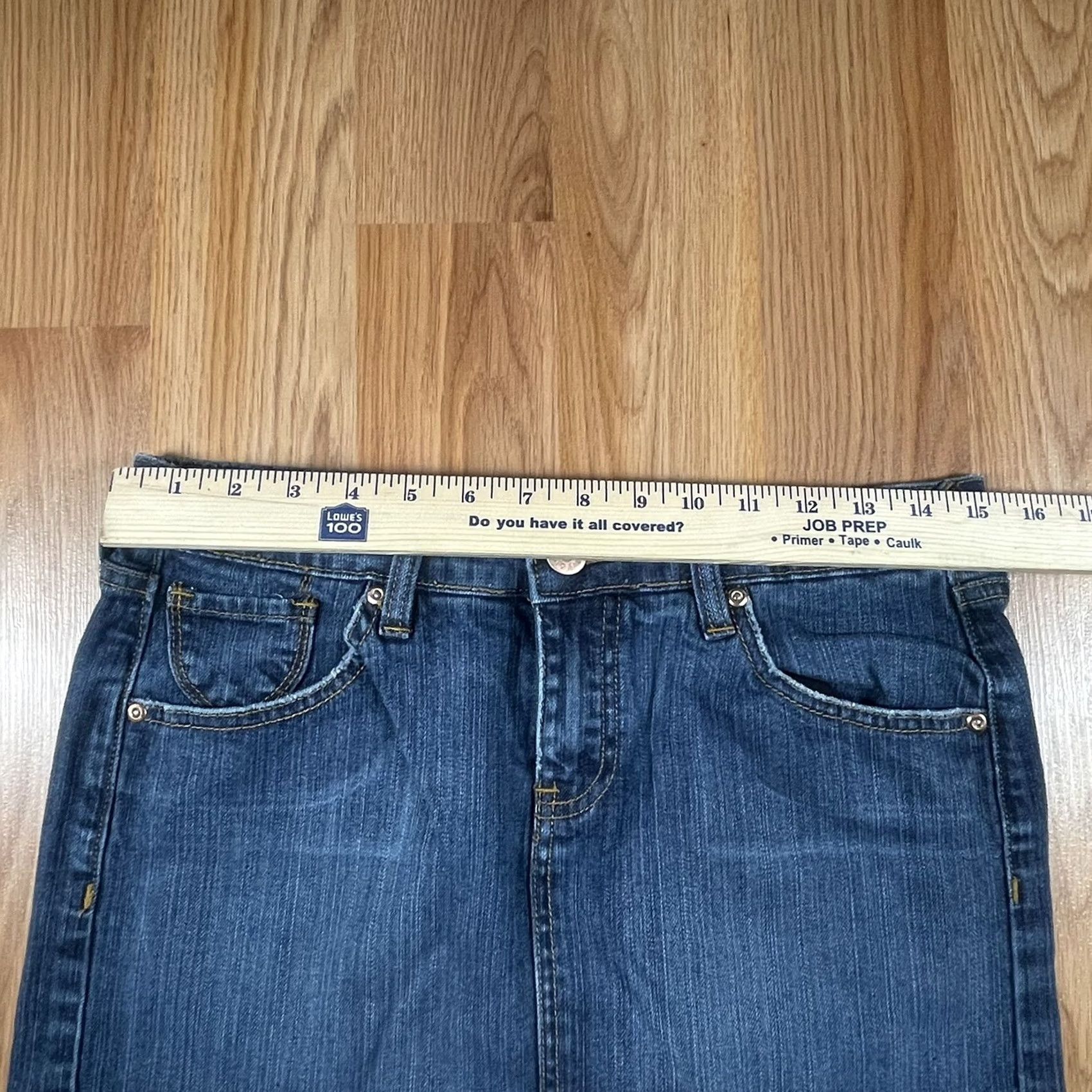Old Navy Old Navy Clothing Co. Skirt Women’s Size 6 Jeans Mini Stretch Blue Size 28" / US 6 / IT 42 - 2 Thumbnail