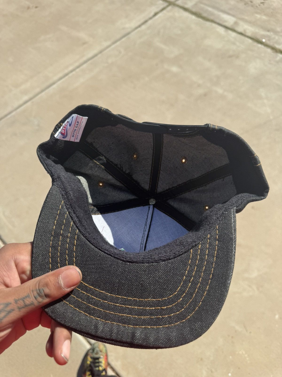 Vintage 1998 tecate/score denim cap Size ONE SIZE - 5 Thumbnail