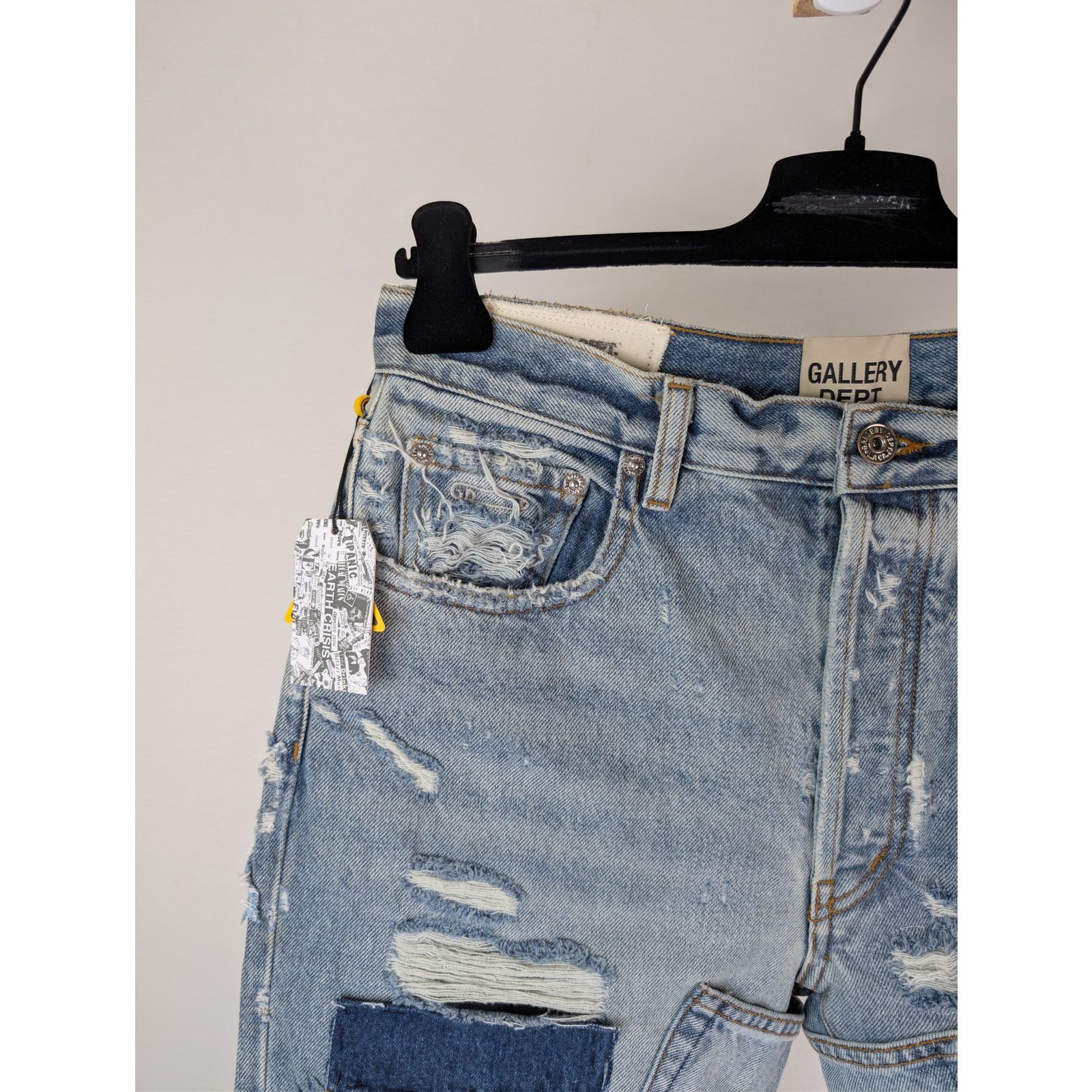 Gallery Dept. o1rshd1 Size: 32 x 32 / Bowery 5001 Straight-Leg Denim Jeans Size US 32 / EU 48 - 6 Thumbnail