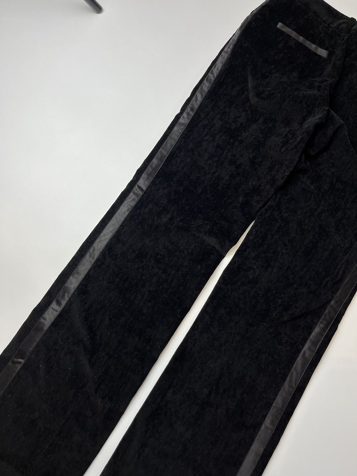 Dolce & Gabbana Women's Velour Pants Dolce Gabbana With Silk Stripes Size 40 Size 40" / US 18 - 4 Thumbnail