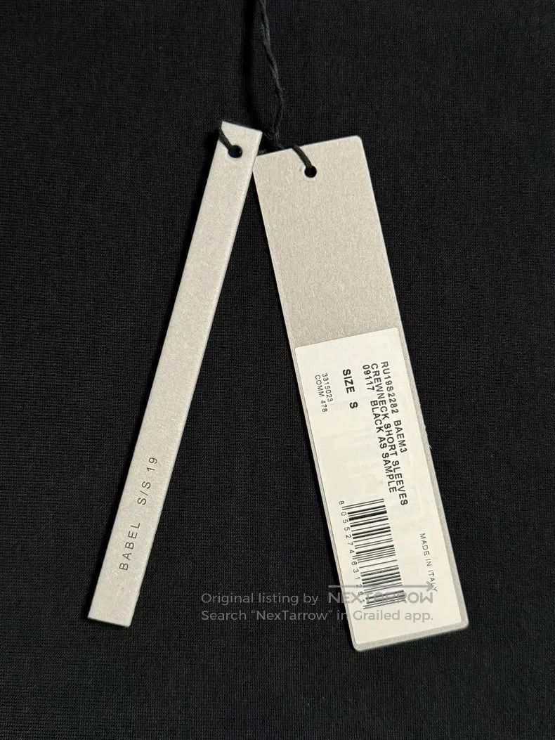 Rick Owens Rick Owens Five-point sleeve mid-sleeve T-shirt Size US S / EU 44-46 / 1 - 5 Thumbnail