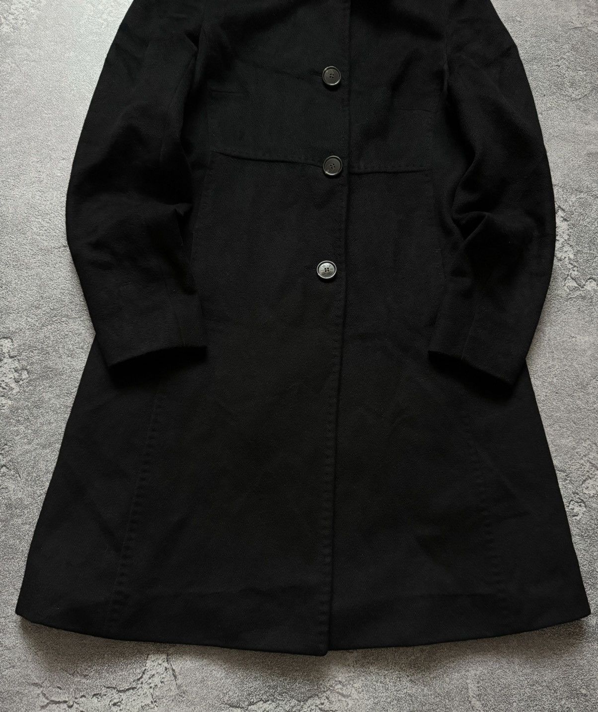 MAX&Co. × Max Mara × Weekend Max Mara Max Mara weekend black coat long jacket wool duffle Size M / US 6-8 / IT 42-44 - 8 Thumbnail
