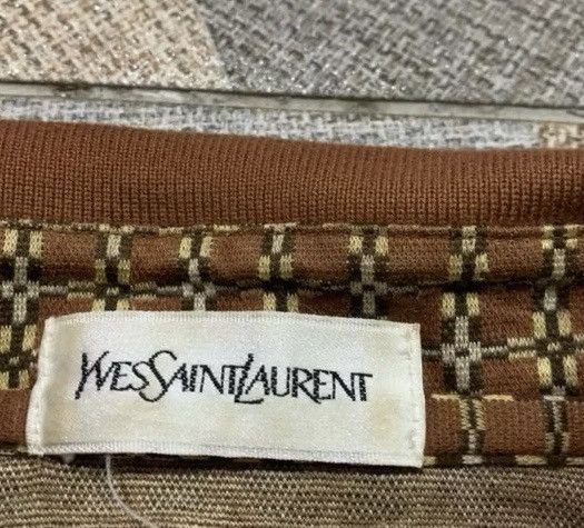 Yves Saint Laurent Yves Saint Laurent Plaid Multicolor Rugby Size US L / EU 52-54 / 3 - 3 Thumbnail