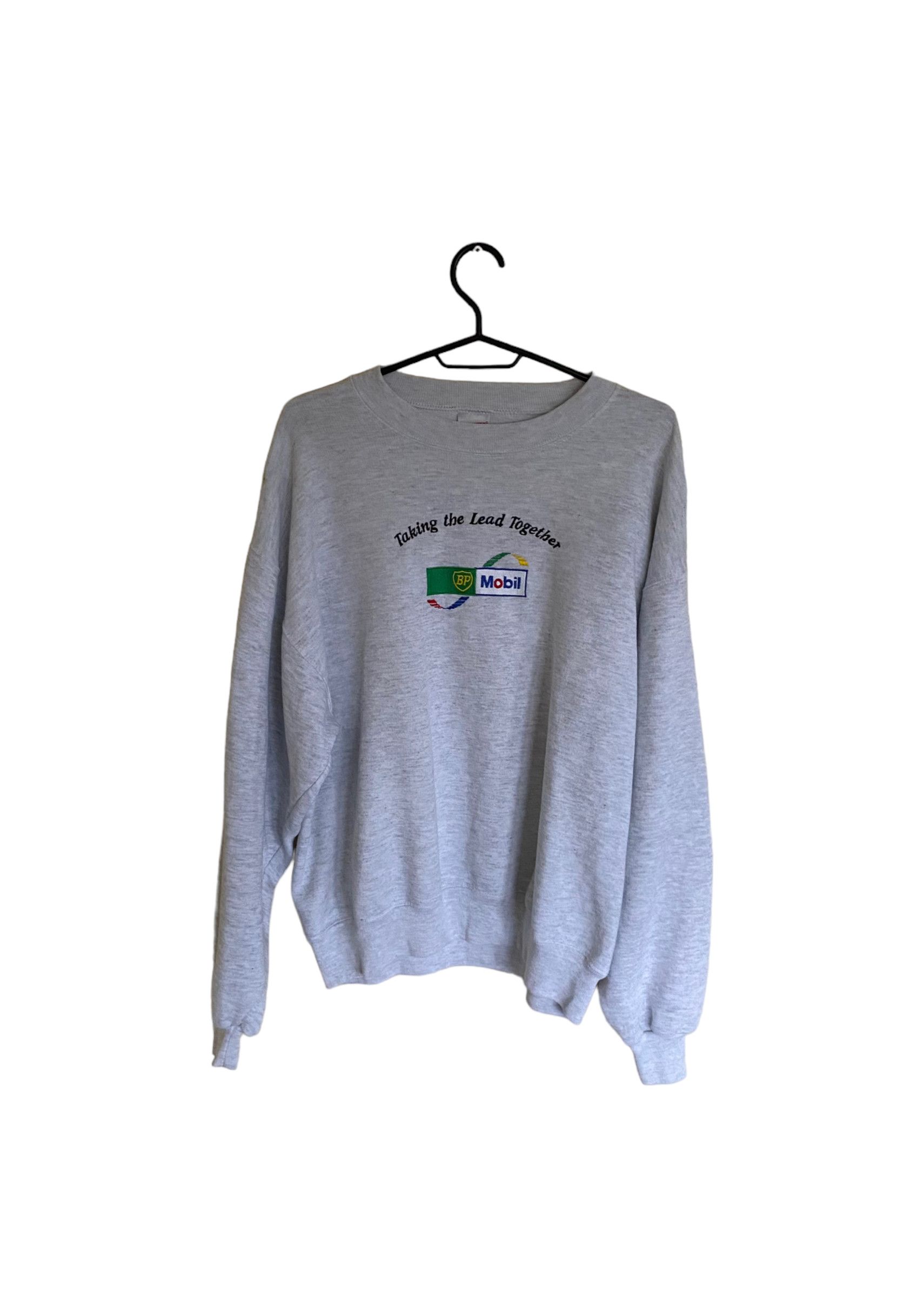 Vintage BP Mobil 90s' vintage crewneck Size US L / EU 52-54 / 3 - 1 Thumbnail