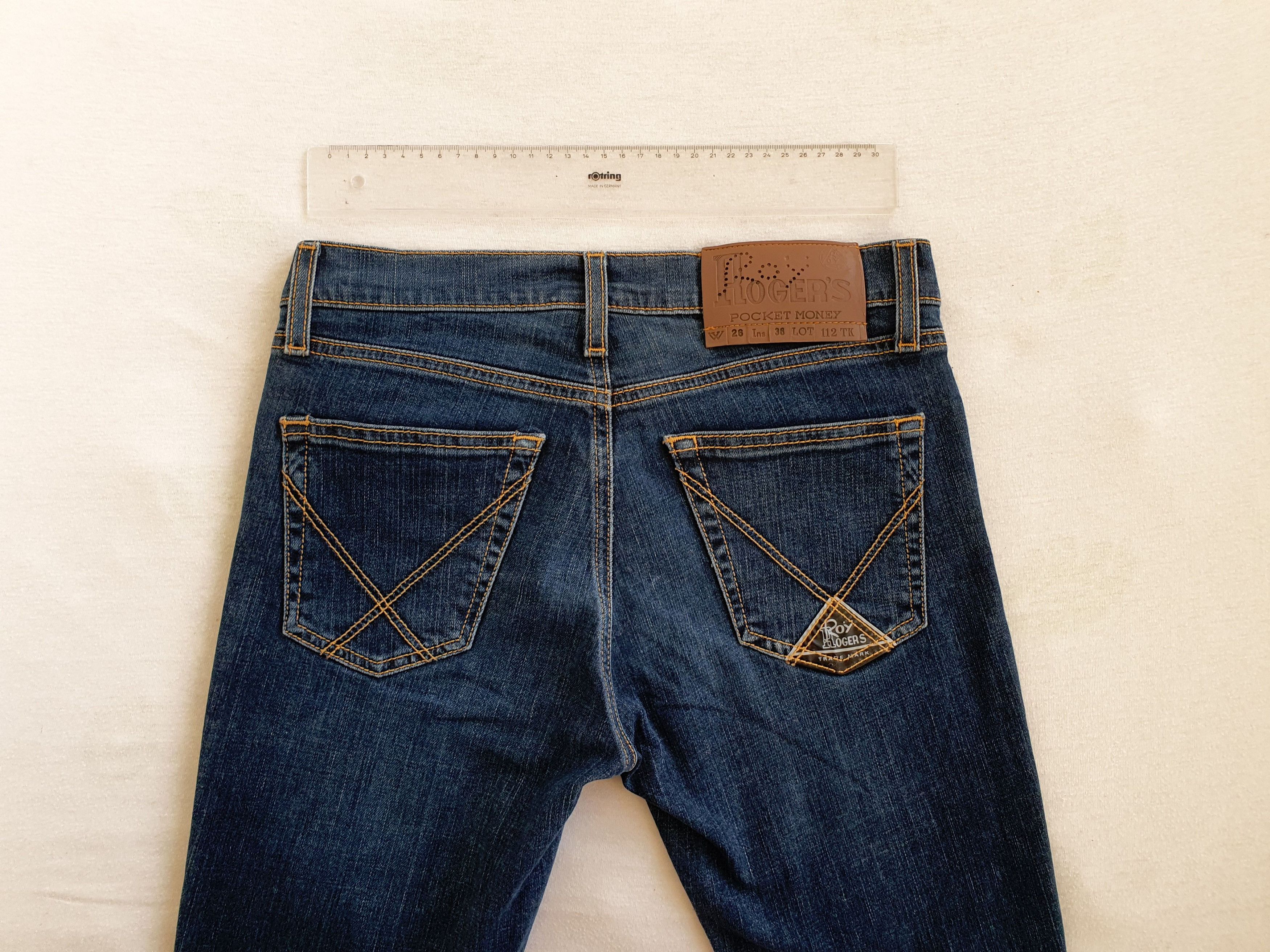 Roy Denim Roy Rogers Slim Fit Jeans - Mod: DUNIA STRETCH (T-894) Size 26" / US 2 / IT 38 - 9 Thumbnail