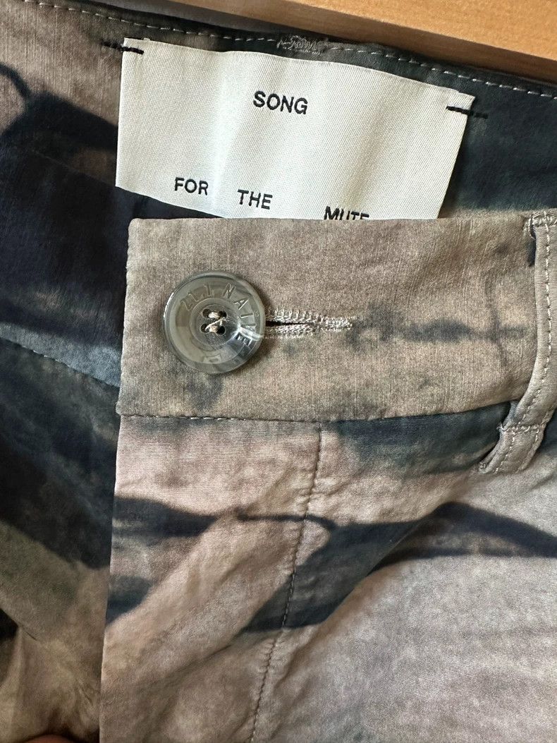 Song For The Mute Song For The Mute Printed drawstring straight-leg trouser Size US 32 / EU 48 - 4 Thumbnail