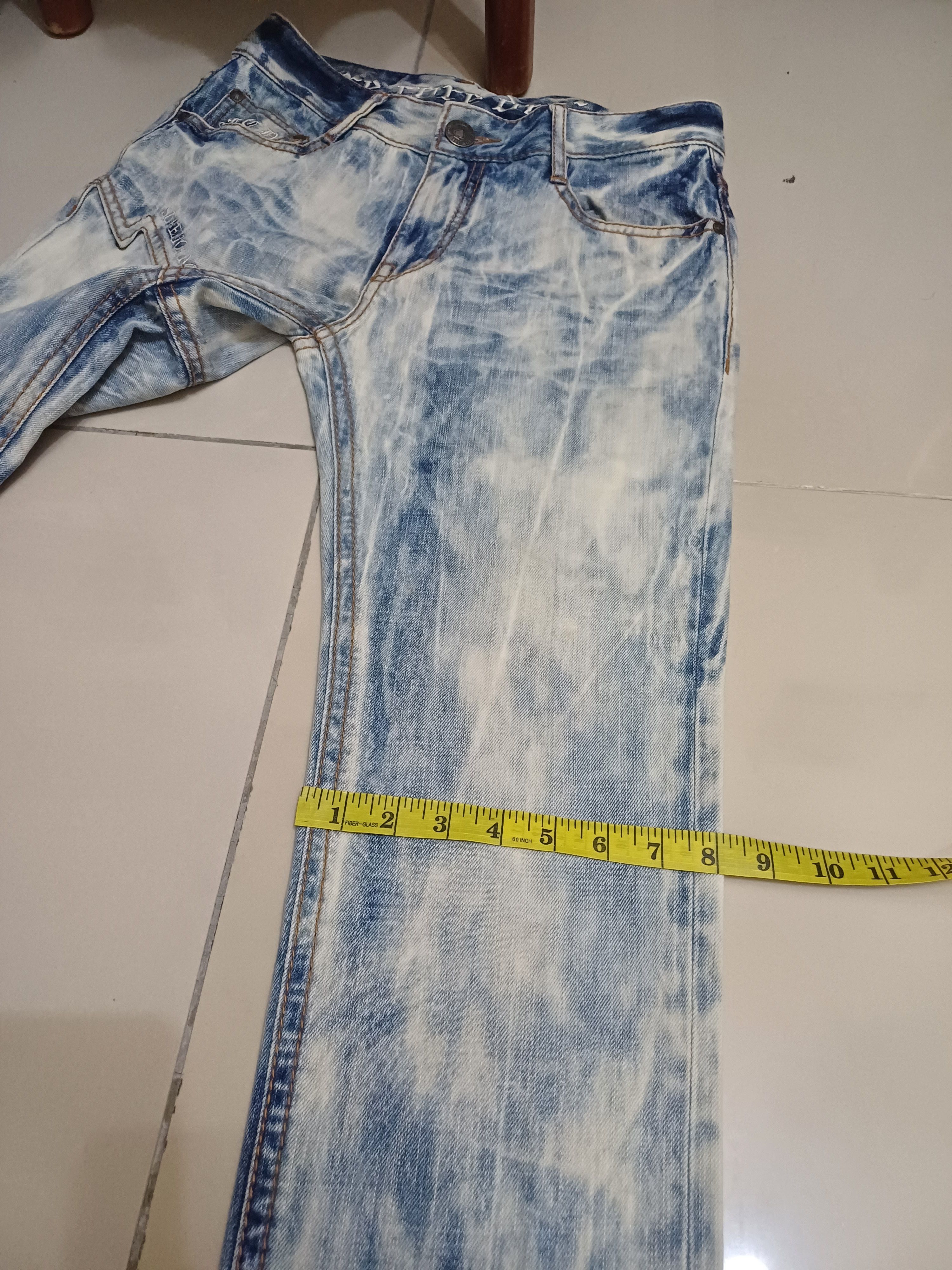 Seditionaries Crazy acid wash jeans Punk Goth Distressed MCD Jeans Size US 30 / EU 46 - 19 Thumbnail