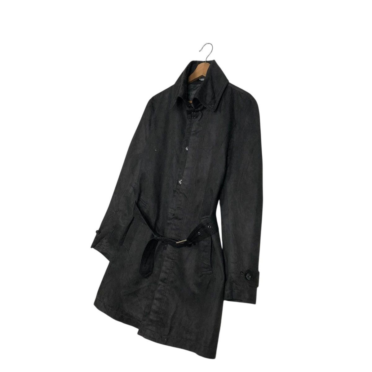 Tornado Mart 🔥RICH BLACK LONG JACKET TORNADO MART BELT BONDAGE Size US M / EU 48-50 / 2 - 4 Thumbnail