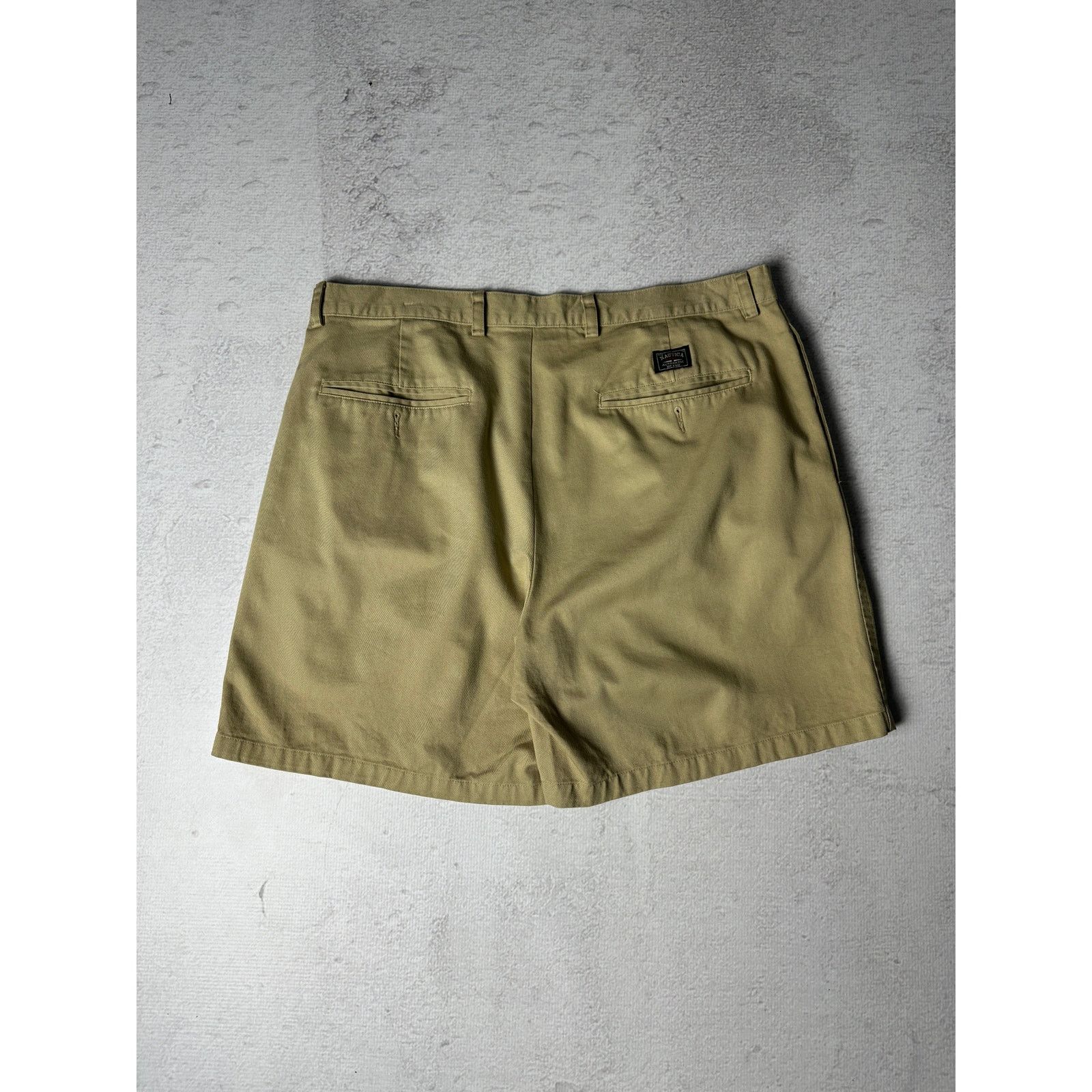 Nautica Vintage Nautica Brown Chino Pleated Shorts - Men's 38 Size US 38 / EU 54 - 2 Thumbnail