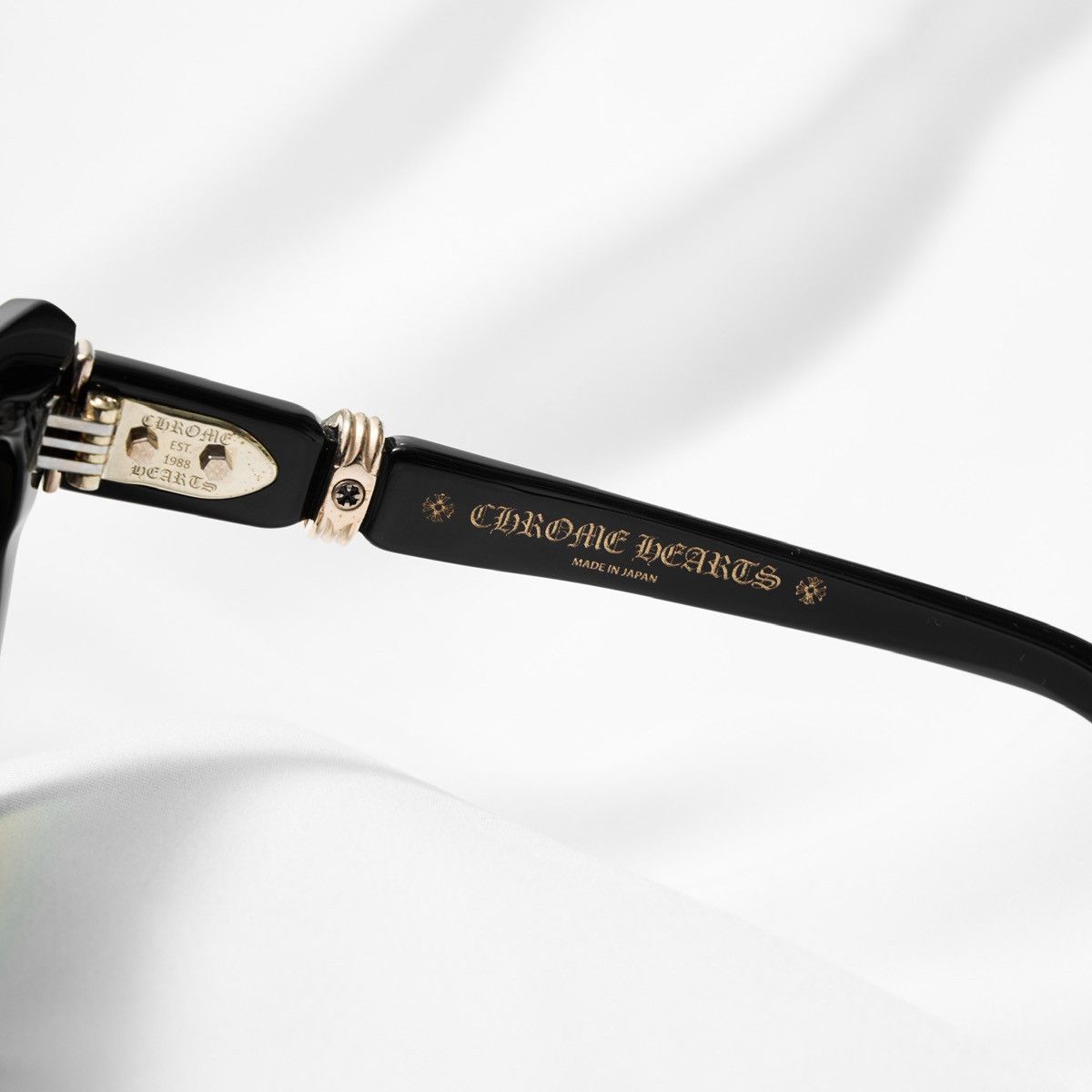 Chrome Hearts CHROME HEARTS CLITERALLY BLACK -18KGP SUNGLASSES Size ONE SIZE - 4 Thumbnail