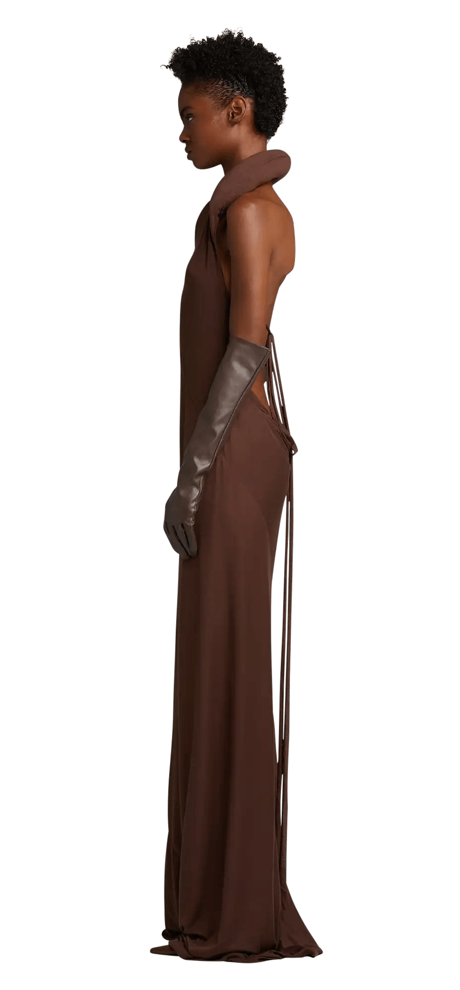 Entire Studios o1mle0325 Pillow Dress Umber in Brown Size S / US 4 / IT 40 - 8 Thumbnail