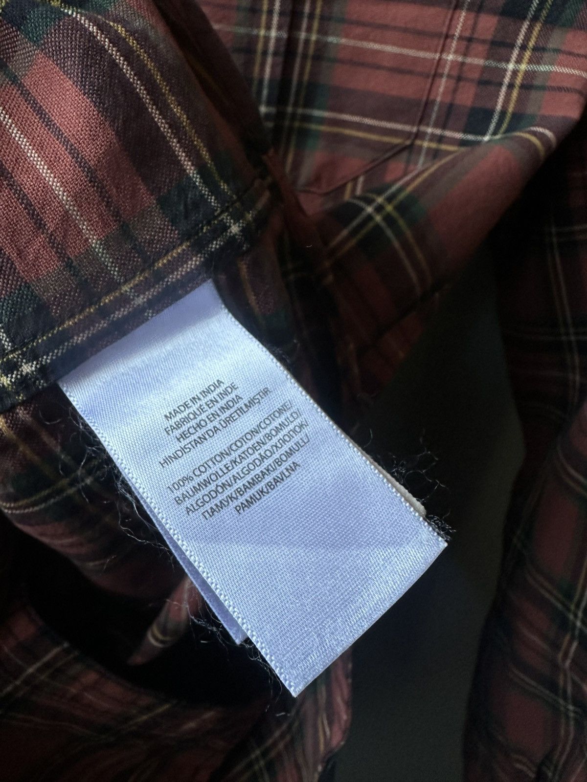Polo Ralph Lauren Polo Ralph Lauren Check Slim Fit Shirt Size M Size US M / EU 48-50 / 2 - 5 Thumbnail