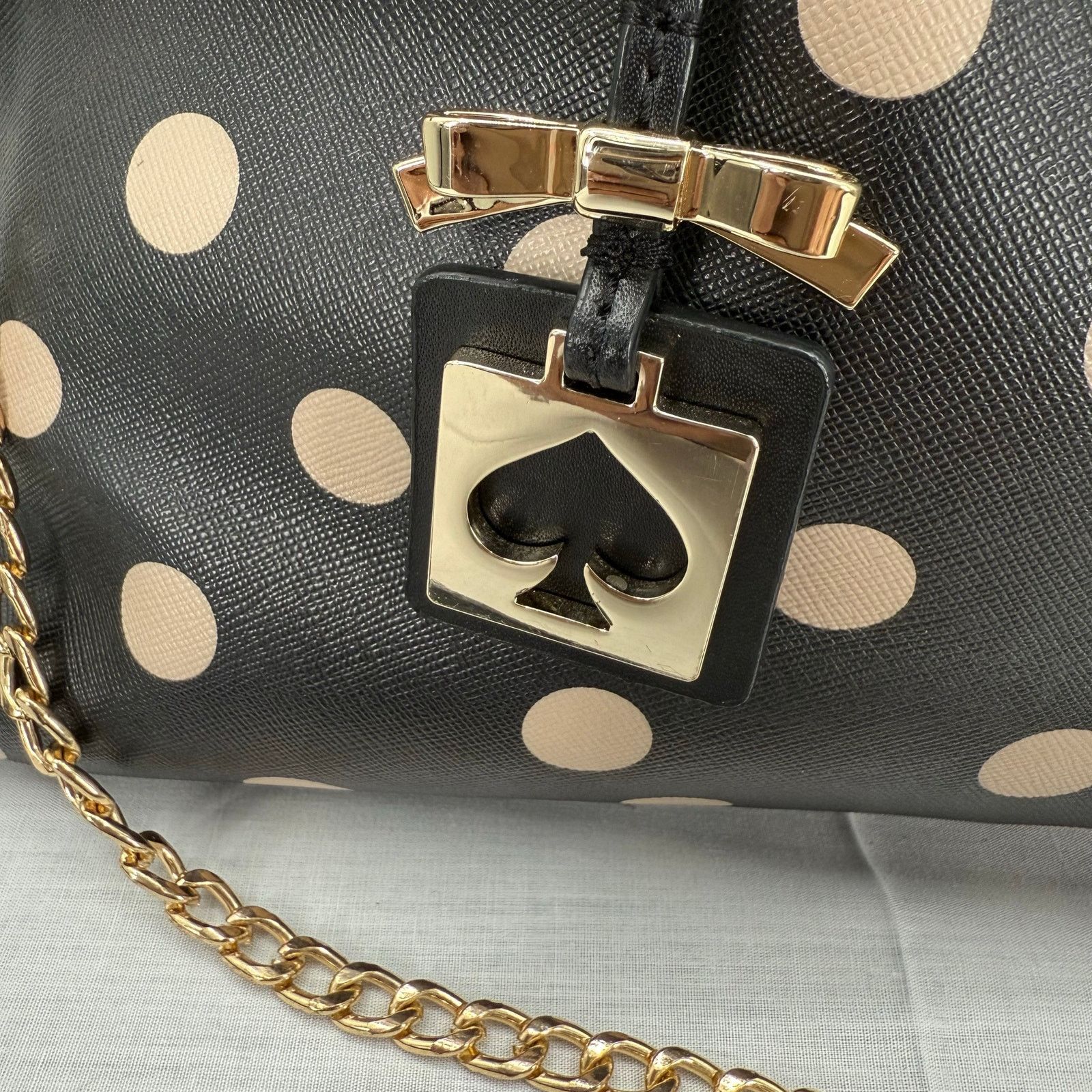 Kate Spade Kate Spade Rachelle Wellesley Polka Dot Satchel Crossbody Size ONE SIZE - 8 Thumbnail